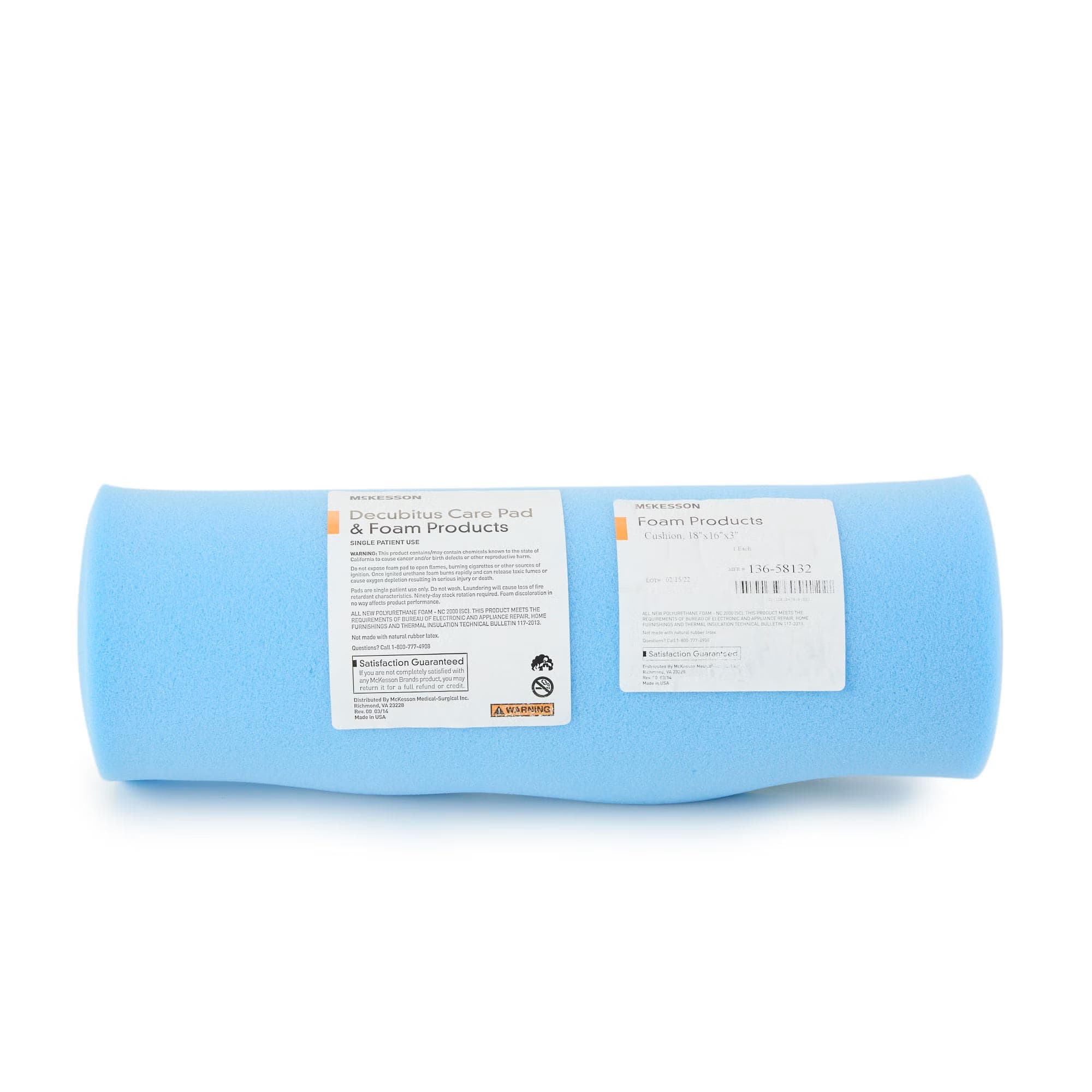 McKesson Seat Cushion Without Cover, 18 W x 16 D x 3 H Inch - Image 3