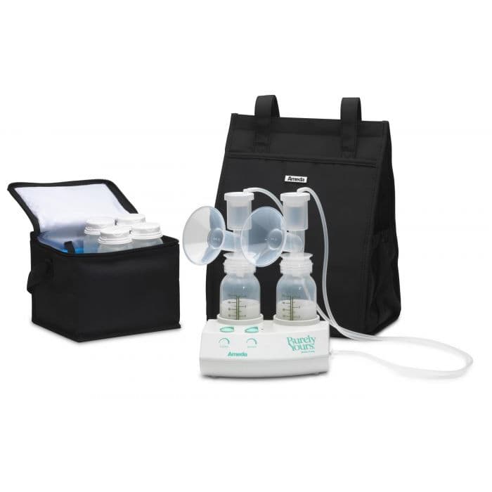 Ameda Purely Yours Breast Pump with Carryall and AC Adapter