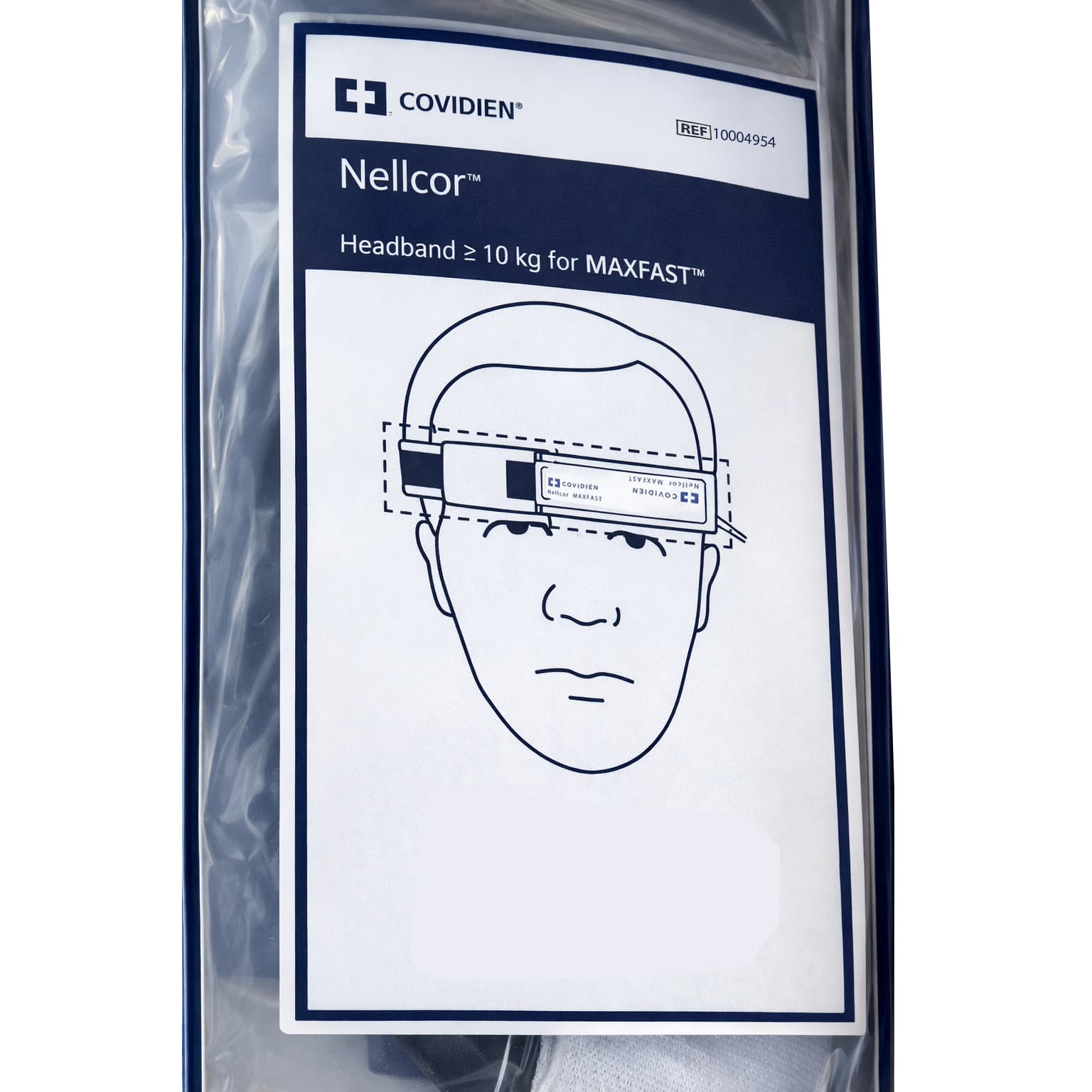 Nellcor MaxFast Replacement Forehead Headband for Pediatric-Adult - Case of 12 - Image 2