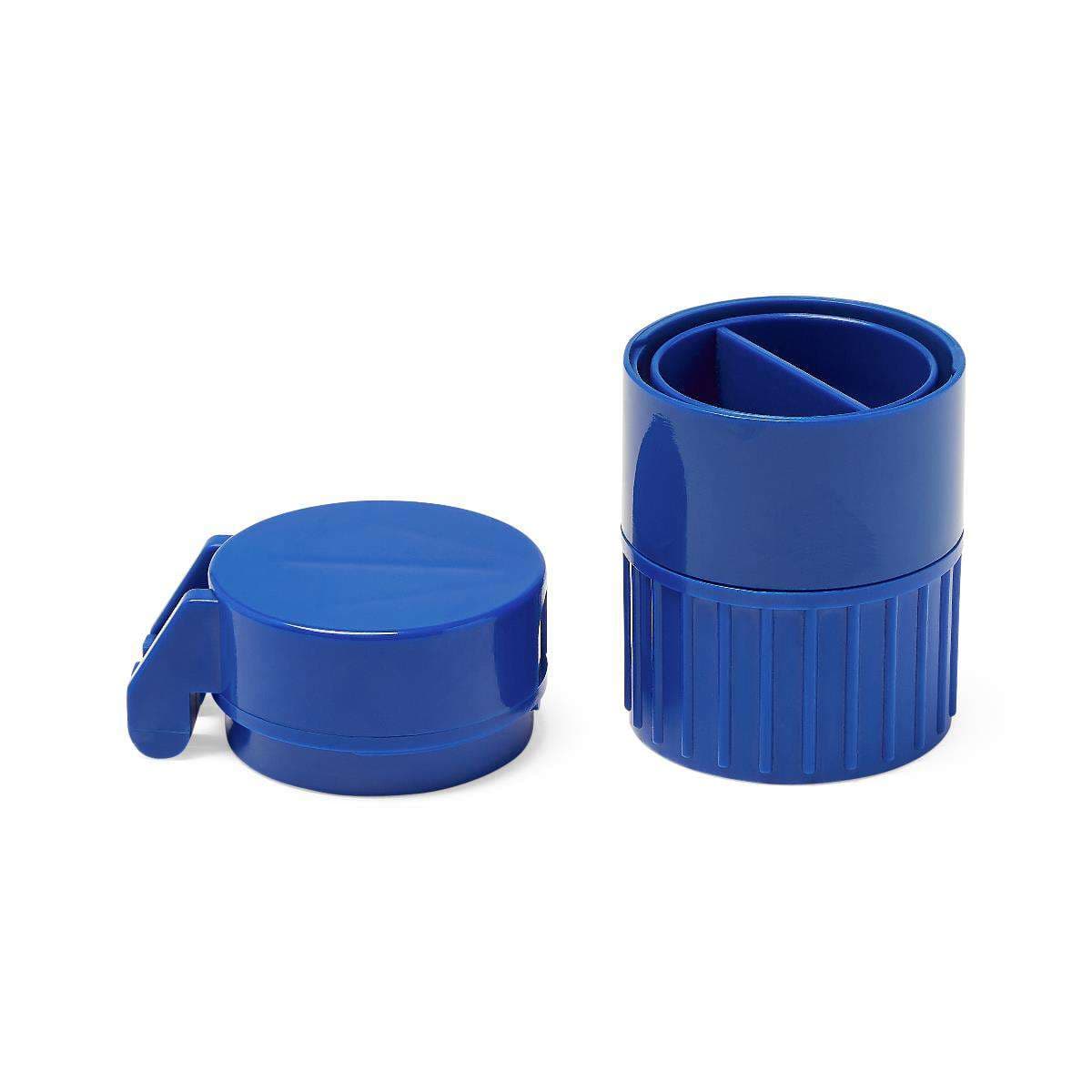 Medline Pill Cutter and Crusher, Blue - Carton of 6 - Image 1