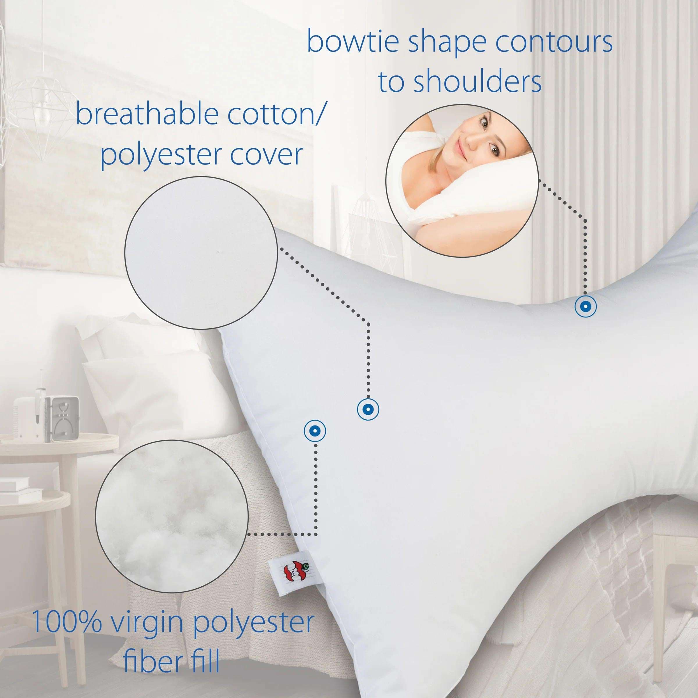 Core Bowtie Cervical Support Pillow - Image 7