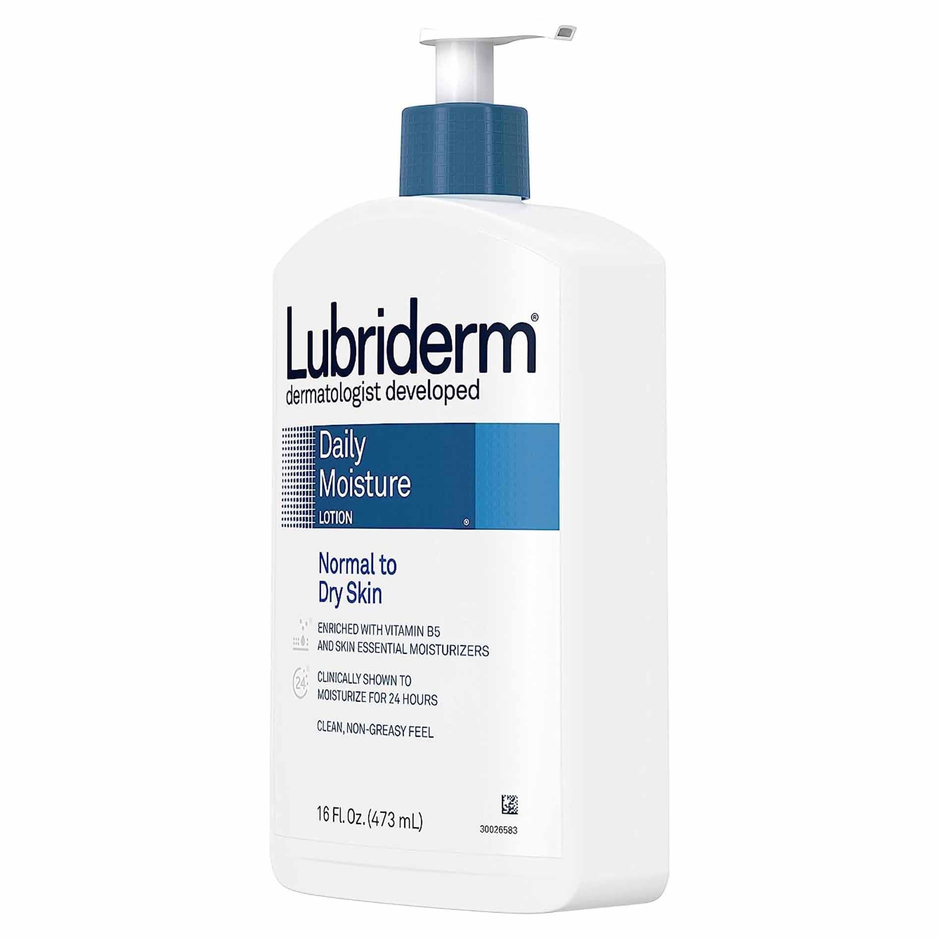 Lubriderm Daily Moisture Lotion Normal to Dry Skin, 16 oz - Each - Image 3