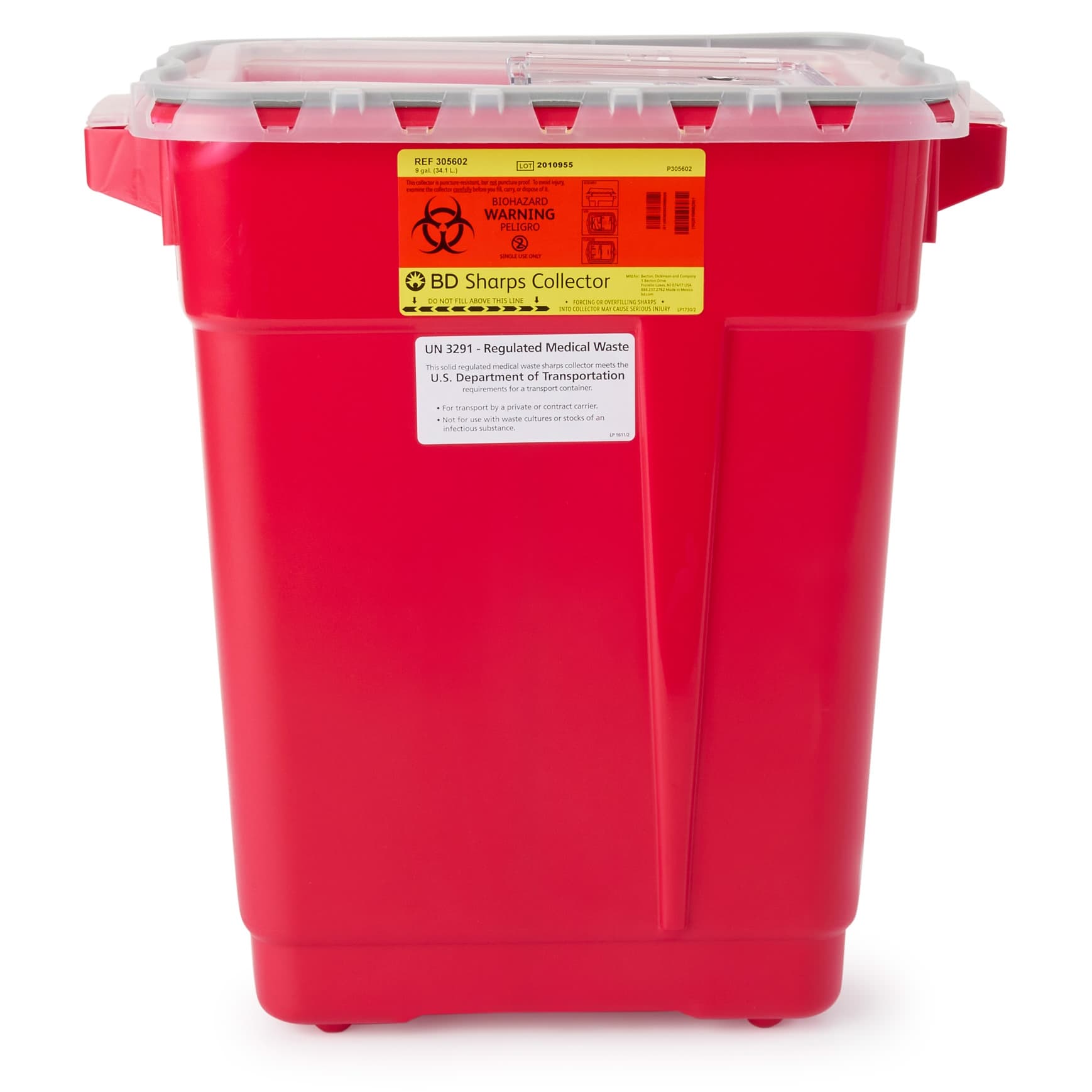 BD Large and Extra Large Sharps Container, Slide Top