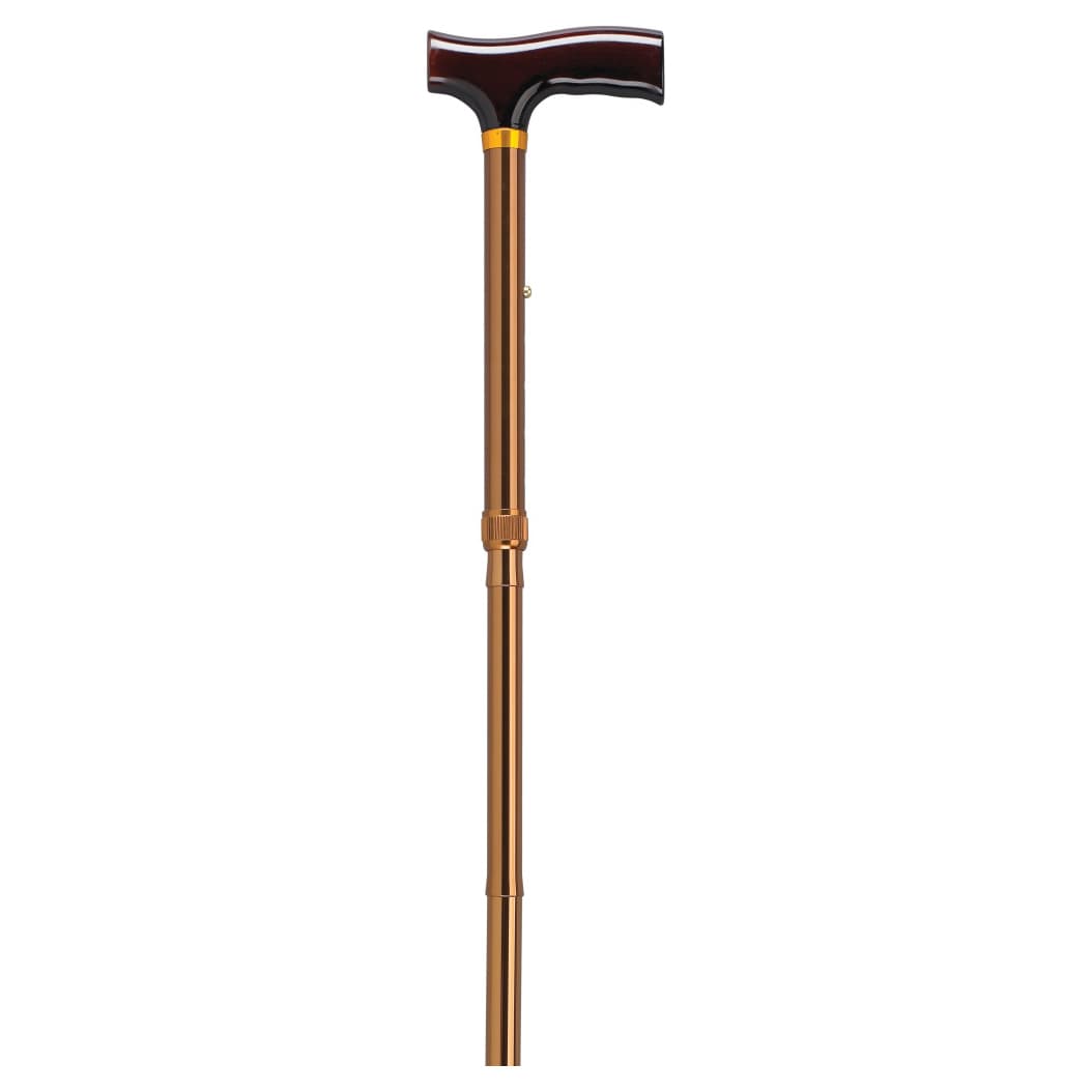 Drive Aluminum Folding Canes, Height Adjustable, Bronze - Case of 12 - Image 1