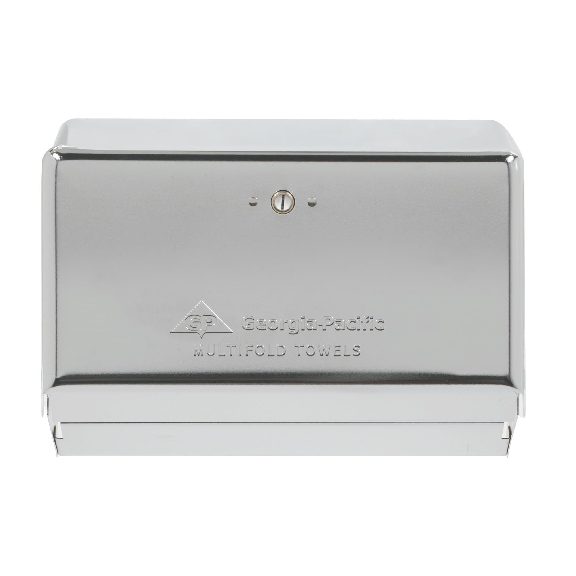 Georgia-Pacific Paper Towel Dispenser 275 Count Chrome 4.25 X 8.5 X 11.63 Inch - Each - Image 1