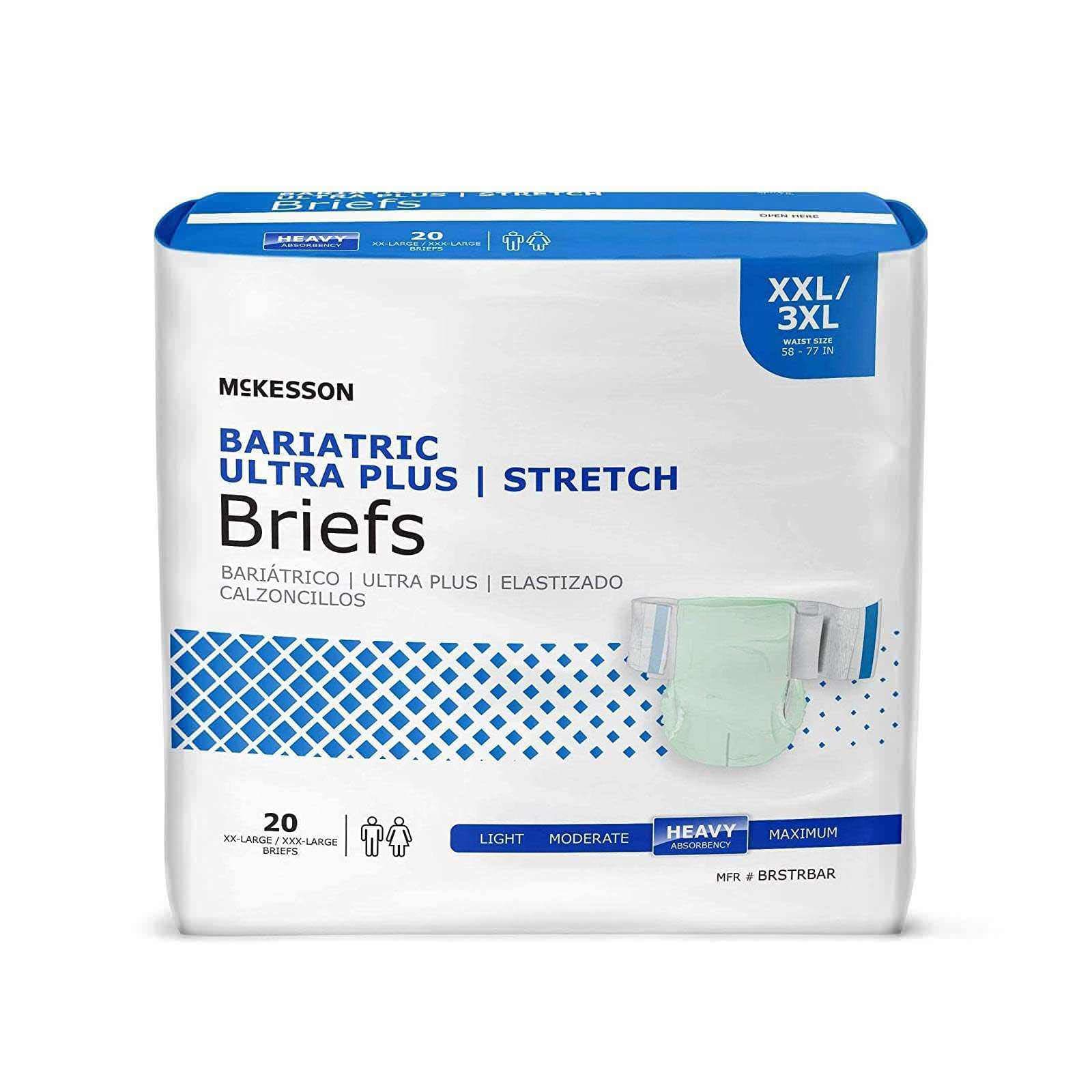 McKesson Bariatric Ultra Plus Stretch Briefs - Image 1