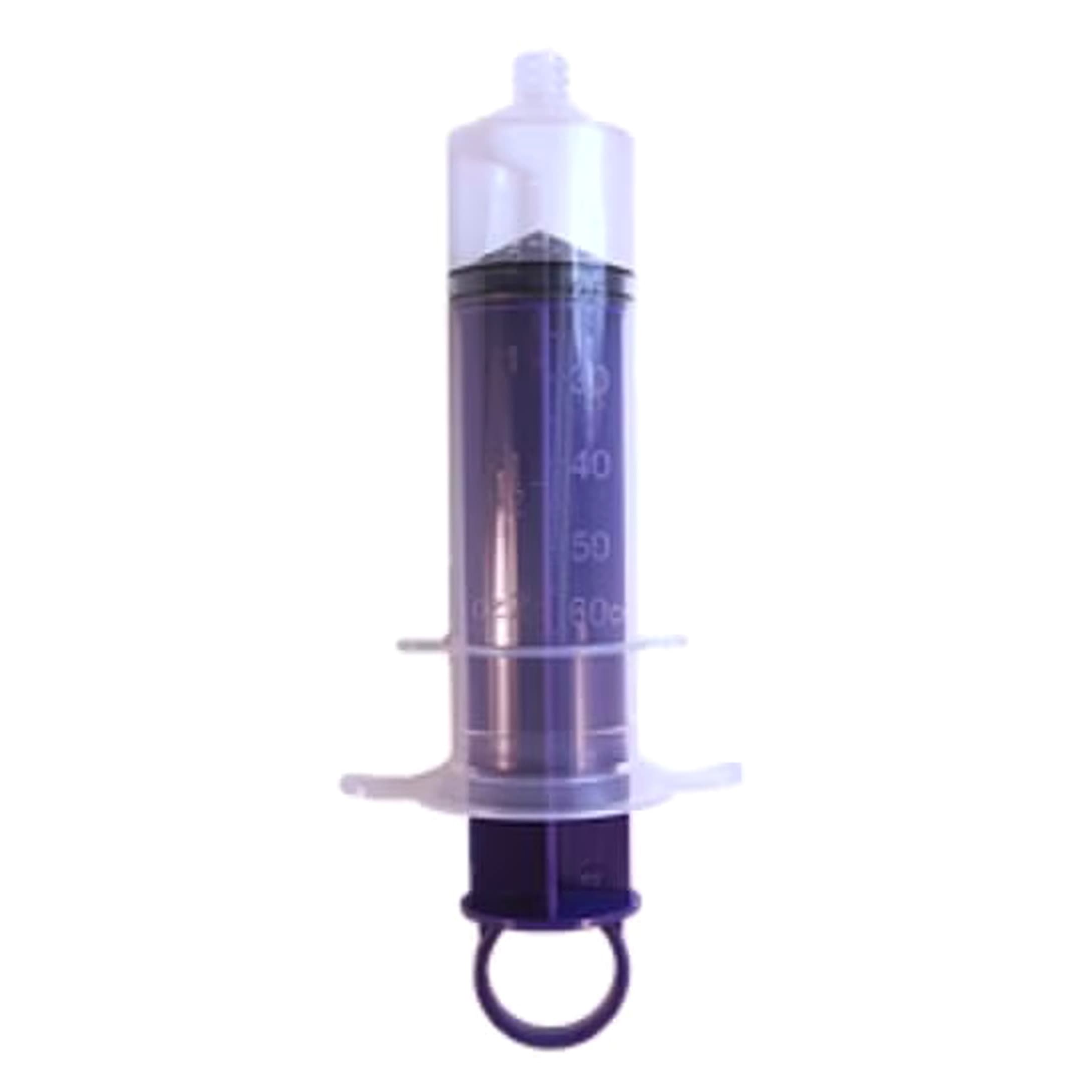 Vesco Thumb Control Ring Enteral Syringe, 60 ml - Box of 30 - Image 1