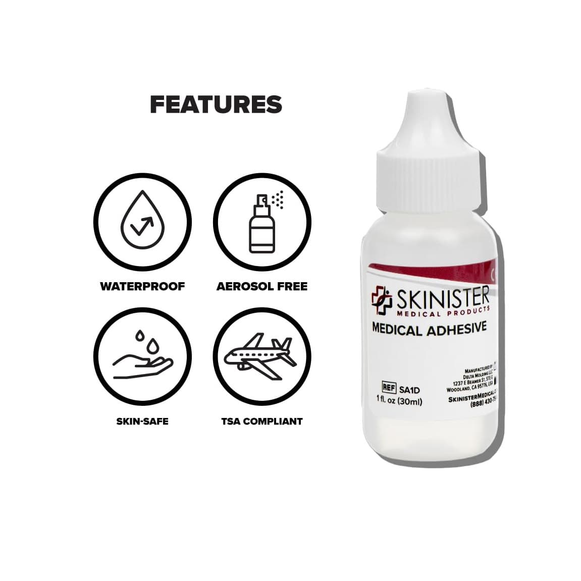 Skinister Medical Adhesive Dropper, 1 fl oz - Each - Image 3