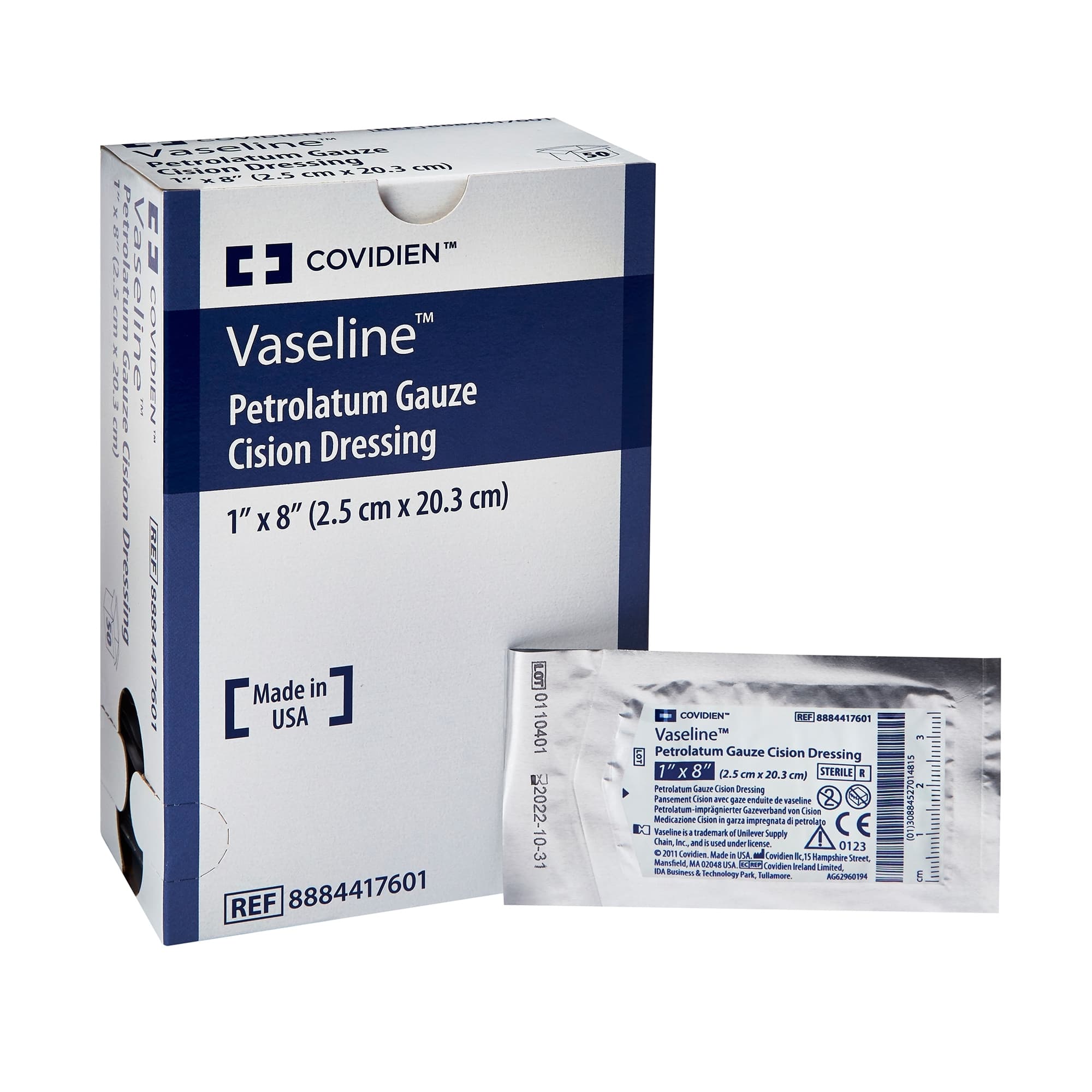 Vaseline Sterile Non-Adherent Petrolatum Gauze Cision Dressing