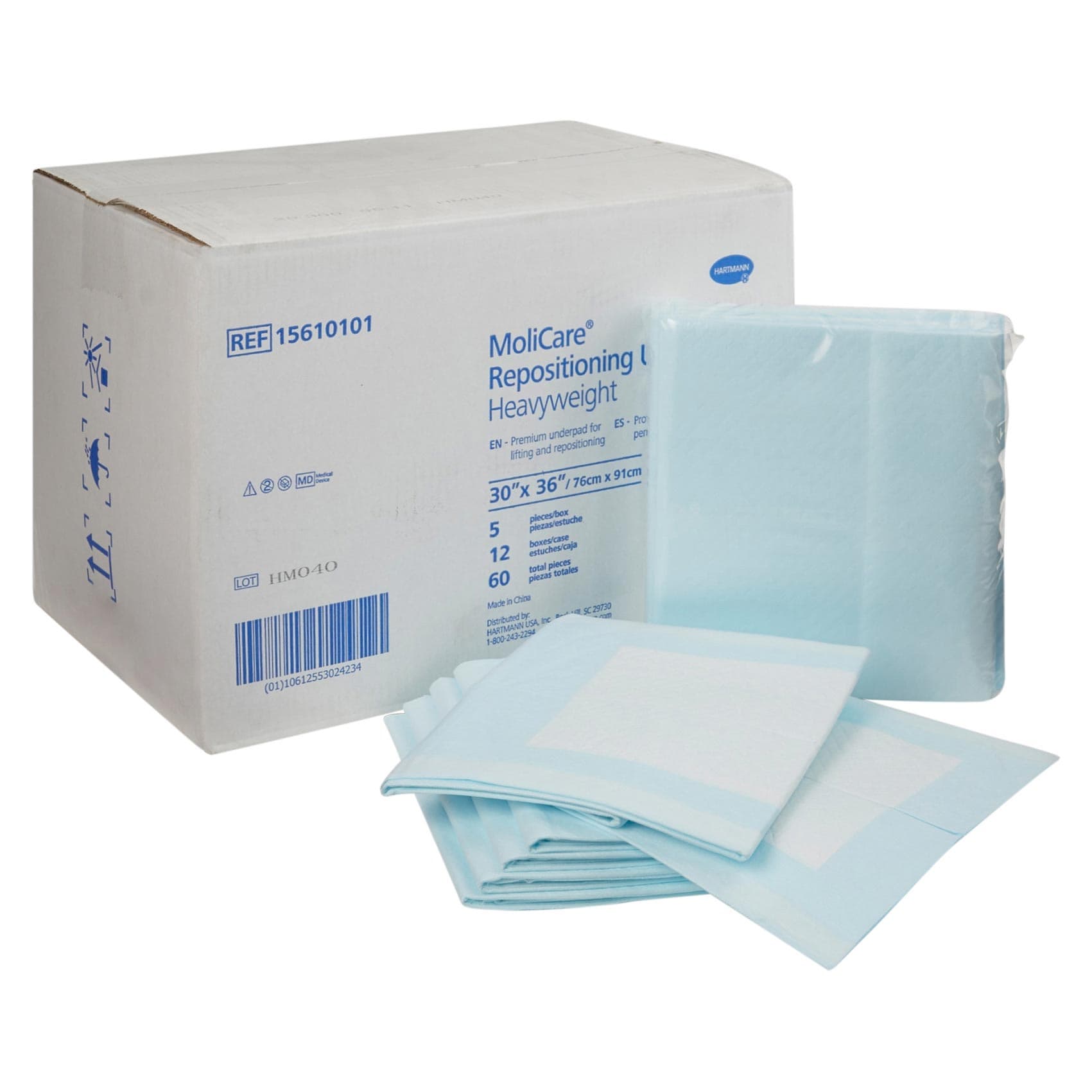 MoliCare Heavyweight Repositioning Underpads - Image 1