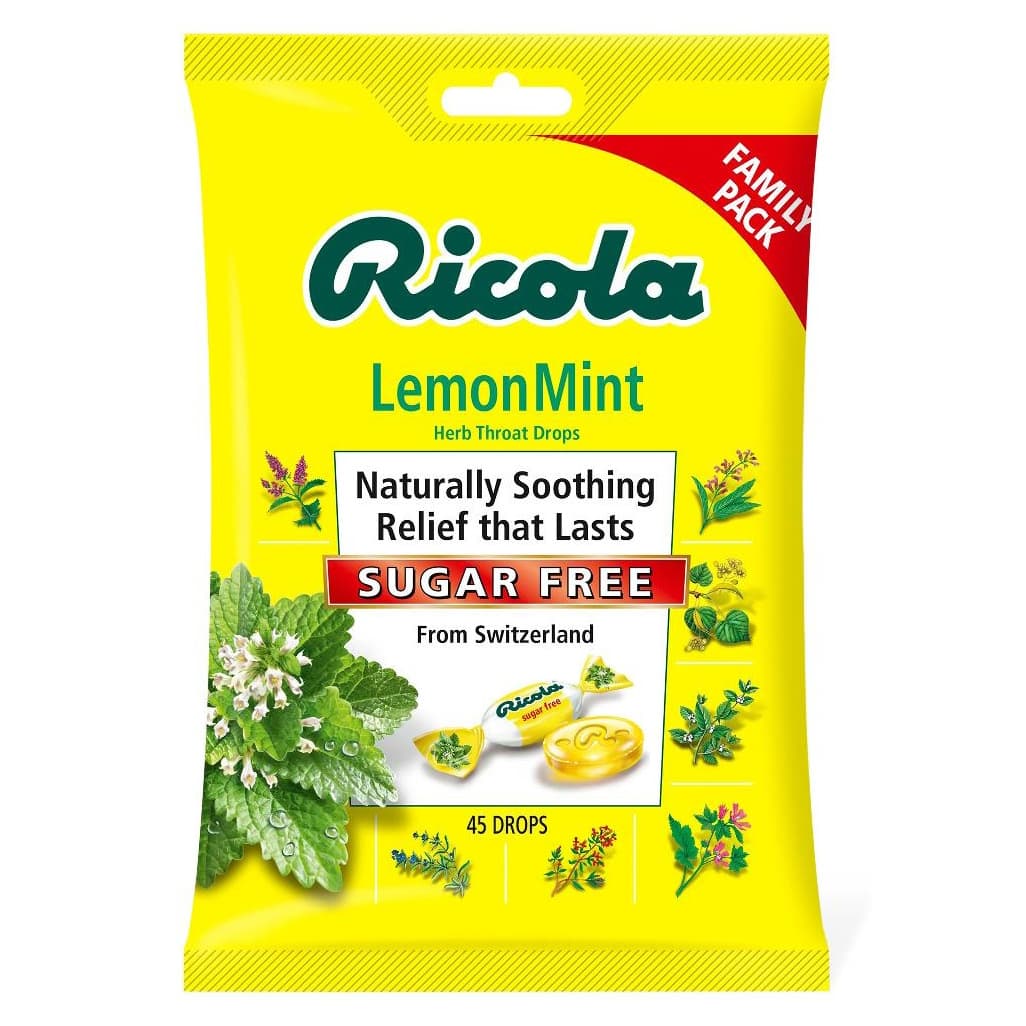 Ricola Herb Cough Drops, Lemon Mint - Package - Image 1