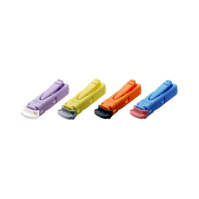 Cardinal Safety Lancet, 1.8 mm Depth, Orange, 21 Gauge - Case of 4000 - Image 1