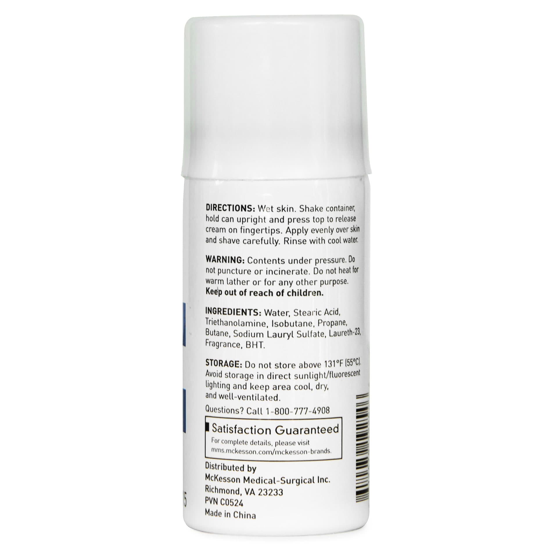McKesson Foaming Shaving Cream, Aerosol Can - Image 2