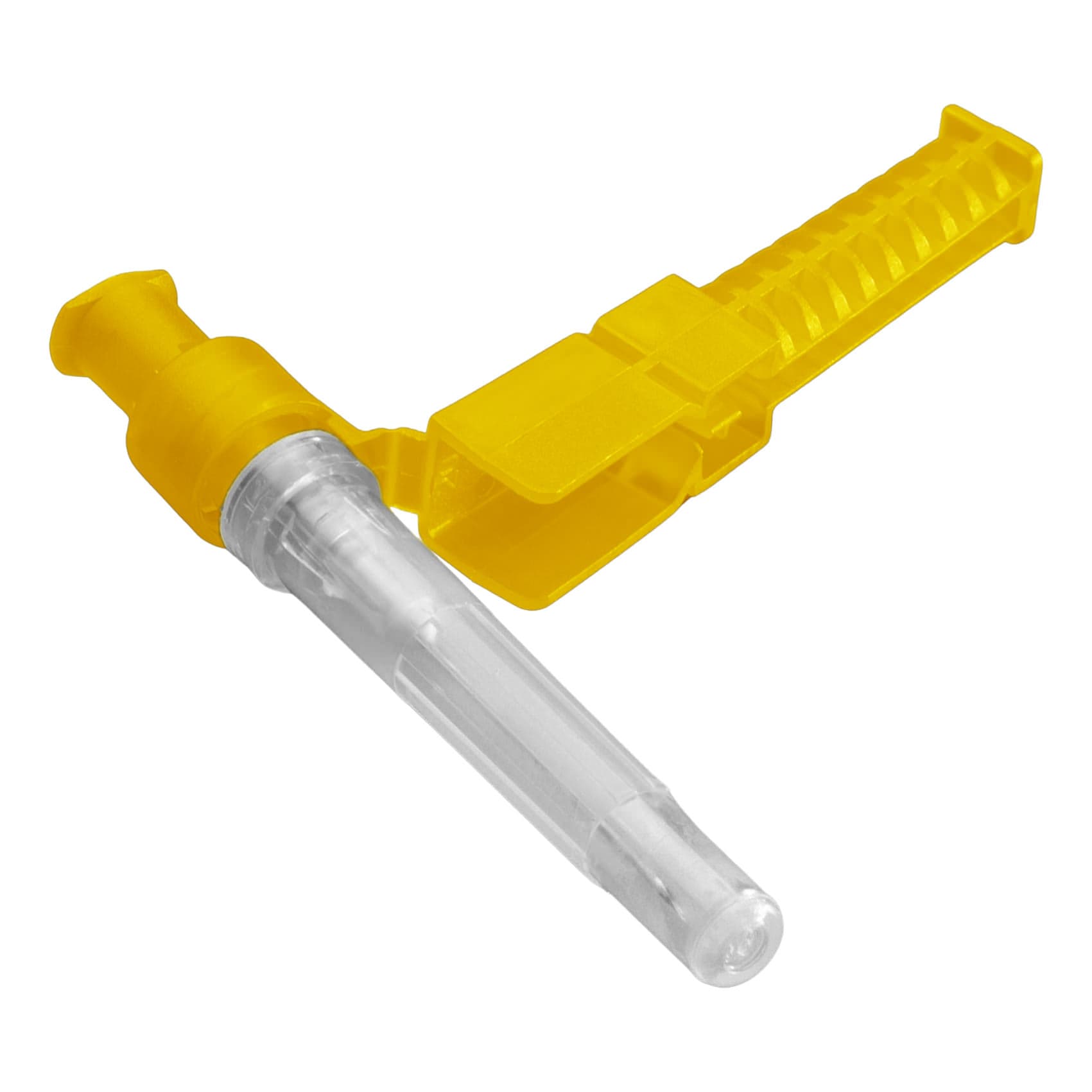 ICU Medical Needle-Pro Safety Hypodermic Needles, 20 Gauge, 1 Inch - Box of 100 - Image 1