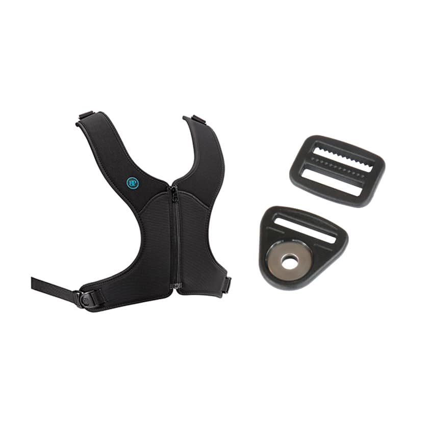 Bodypoint® Stayflex Chest Support, Narrow, With Zipper, Plastic Flat-Mount, Extra Large - Image 1