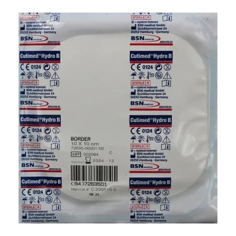 Cutimed Hydro B Sterile Hydrocolloid Bordered Dressing - Image 5