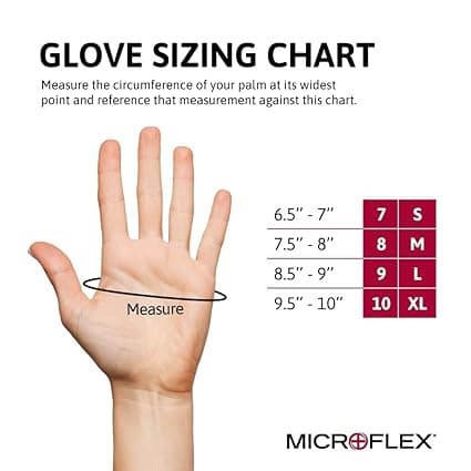 Microflex SafeGrip Latex Exam Gloves - Image 5