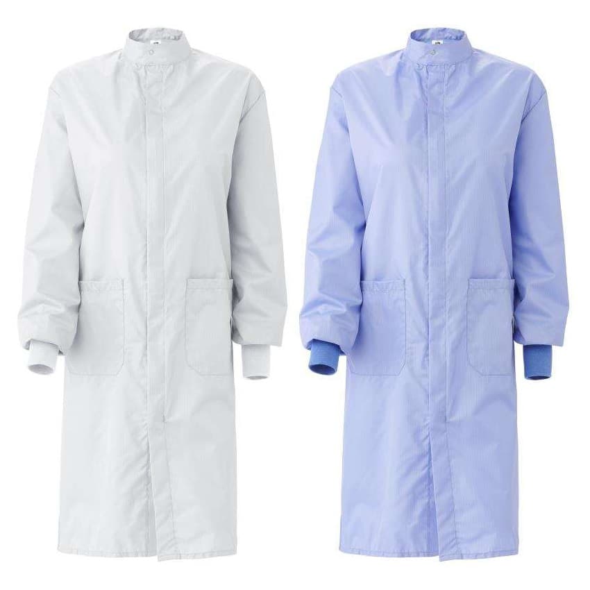 Medline Fluid-Resistant Unisex Antistatic Barrier Lab Coats - Image 2