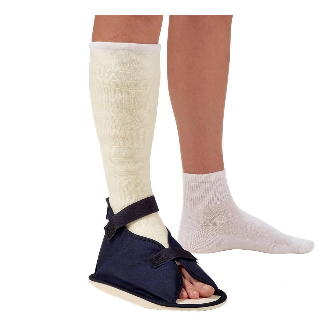 Deroyal Canvas Cast Shoe with Hook and Loop Closure, Medium - Image 1