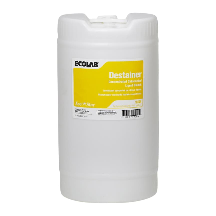 Ecolab Liquid Laundry Chlorine Bleach – 5 Gal Pail