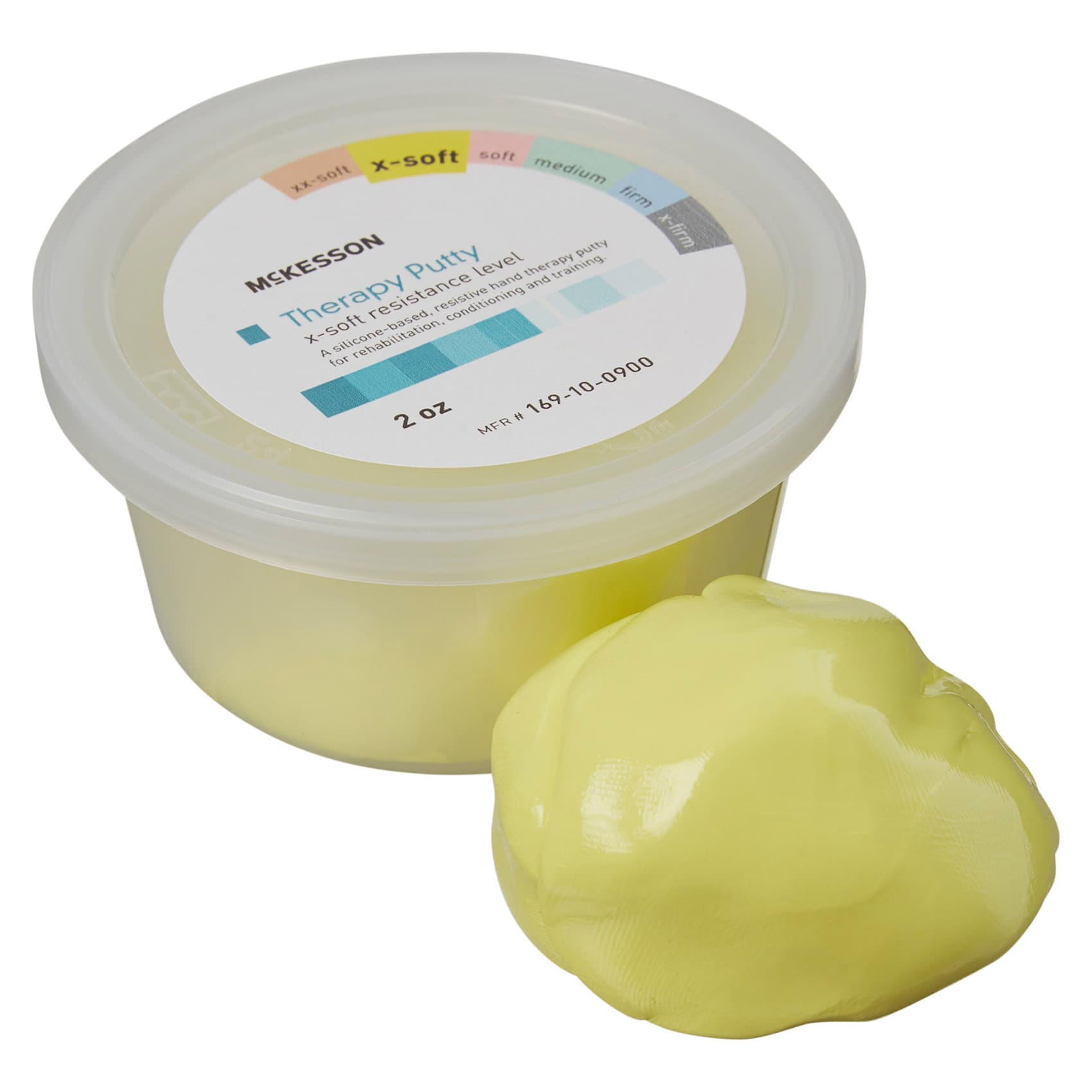 McKesson Yellow Therapy Putty, Extra Soft, 2 oz. - Image 1