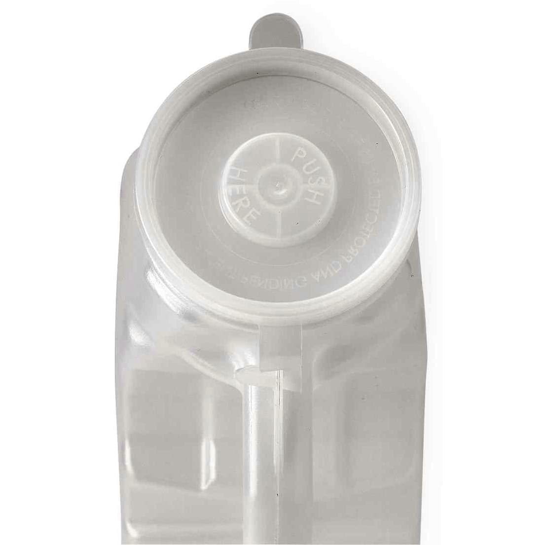 Medline Supreme Male Urinal with Lid - Each - Image 2