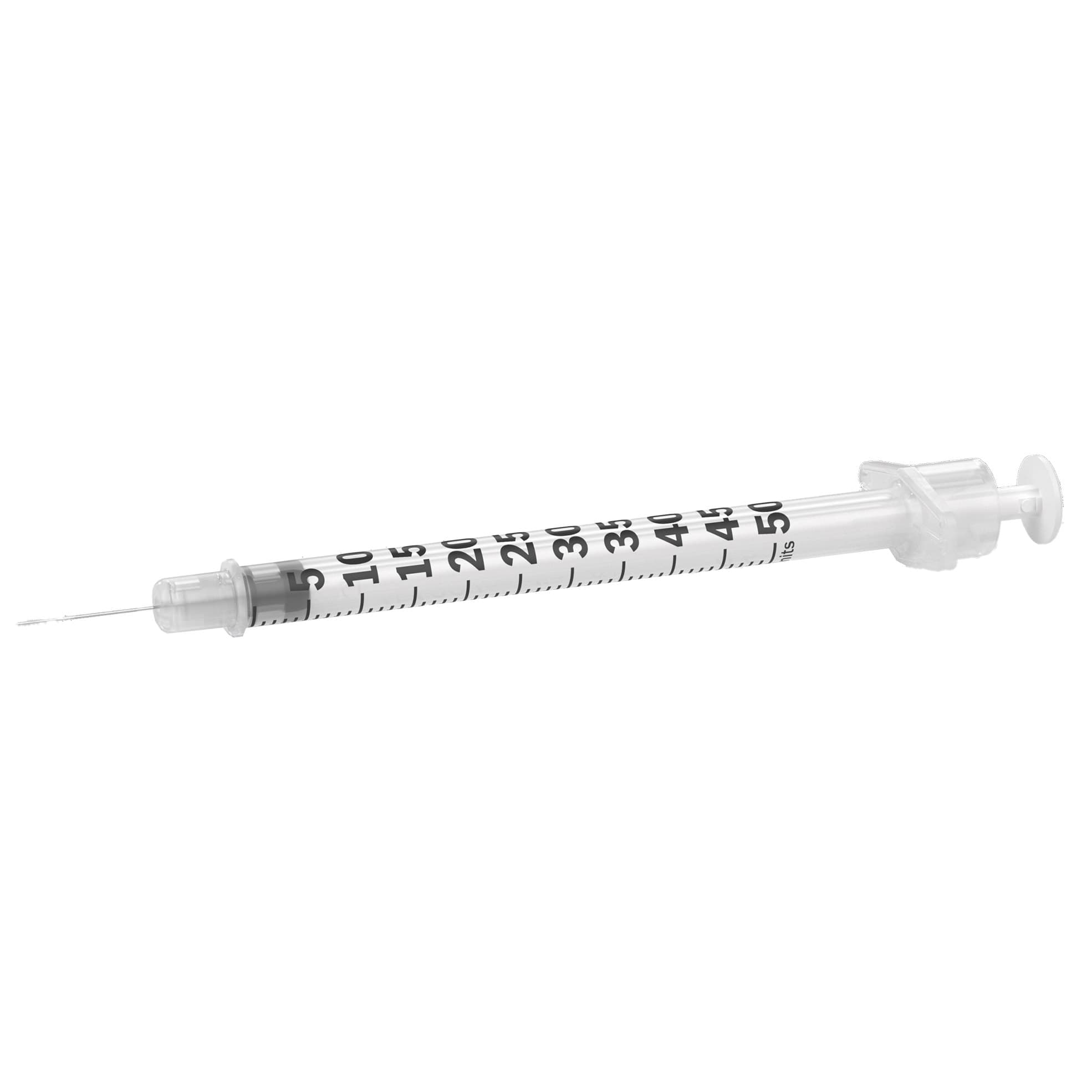 BD Lo-Dose Micro-Fine Plastic Insulin Syringe with Needle - Image 2