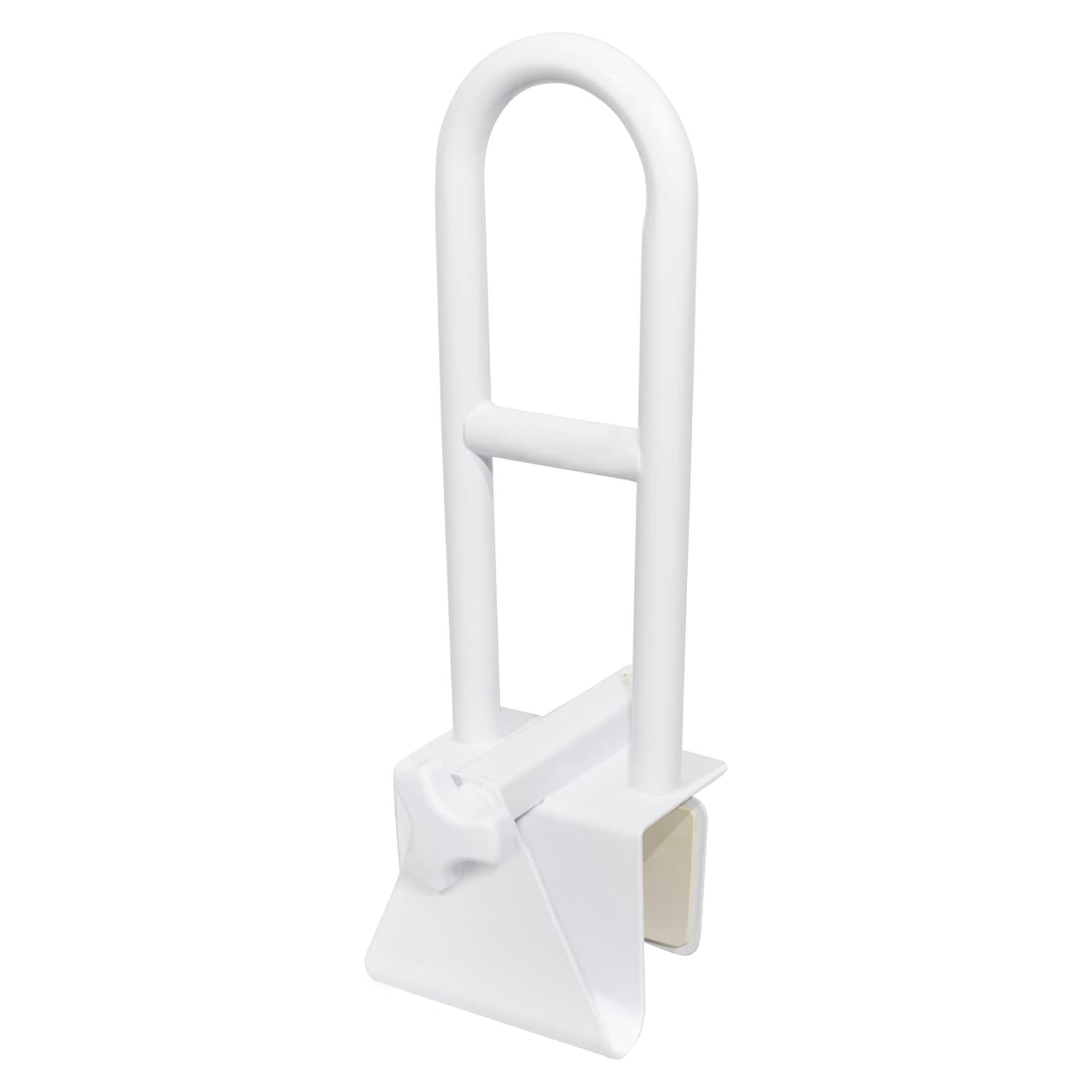 McKesson Smooth Handle Bathtub Grab Bar, White - Image 2