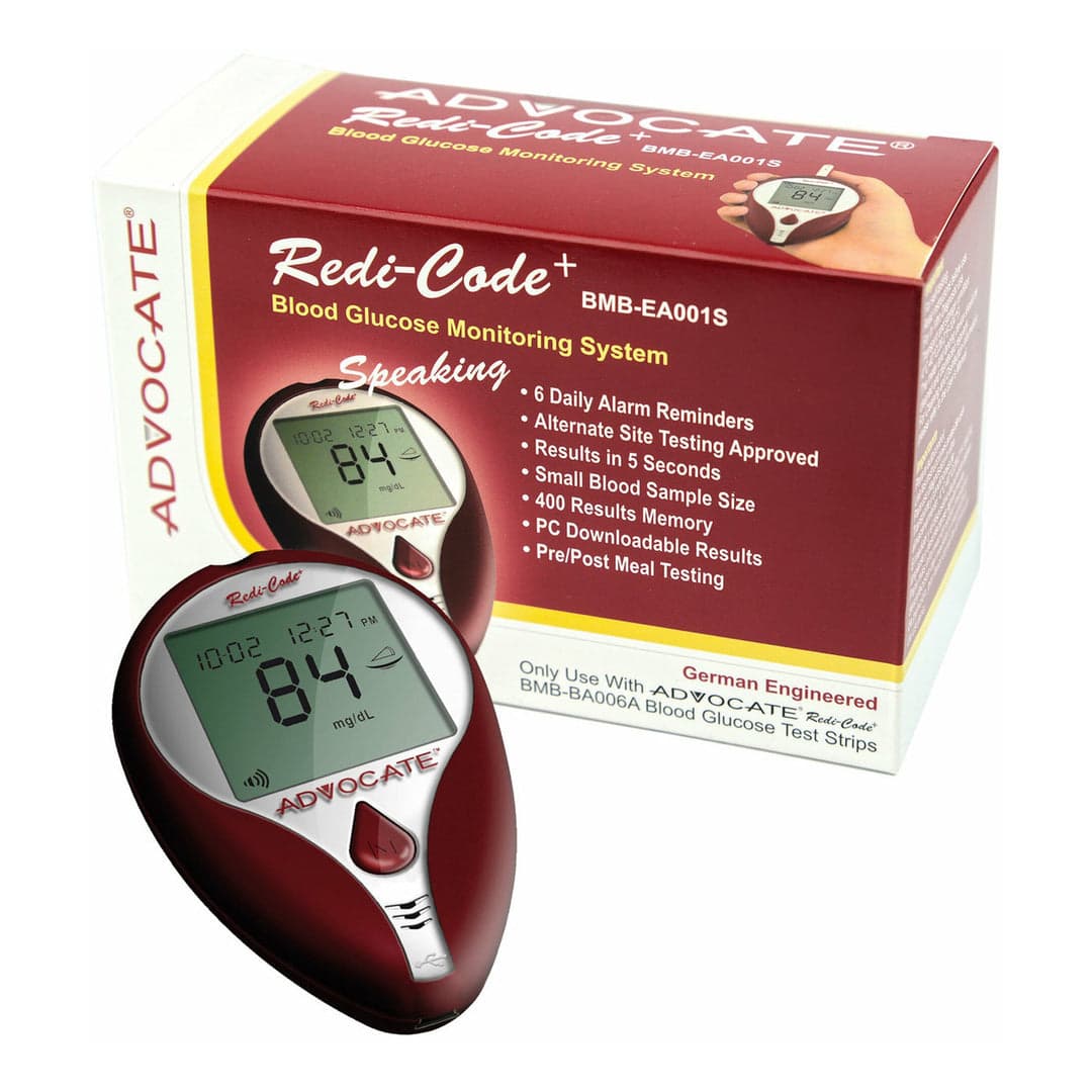 Pharma Advocate Redi-Code Talking Glucose Meter