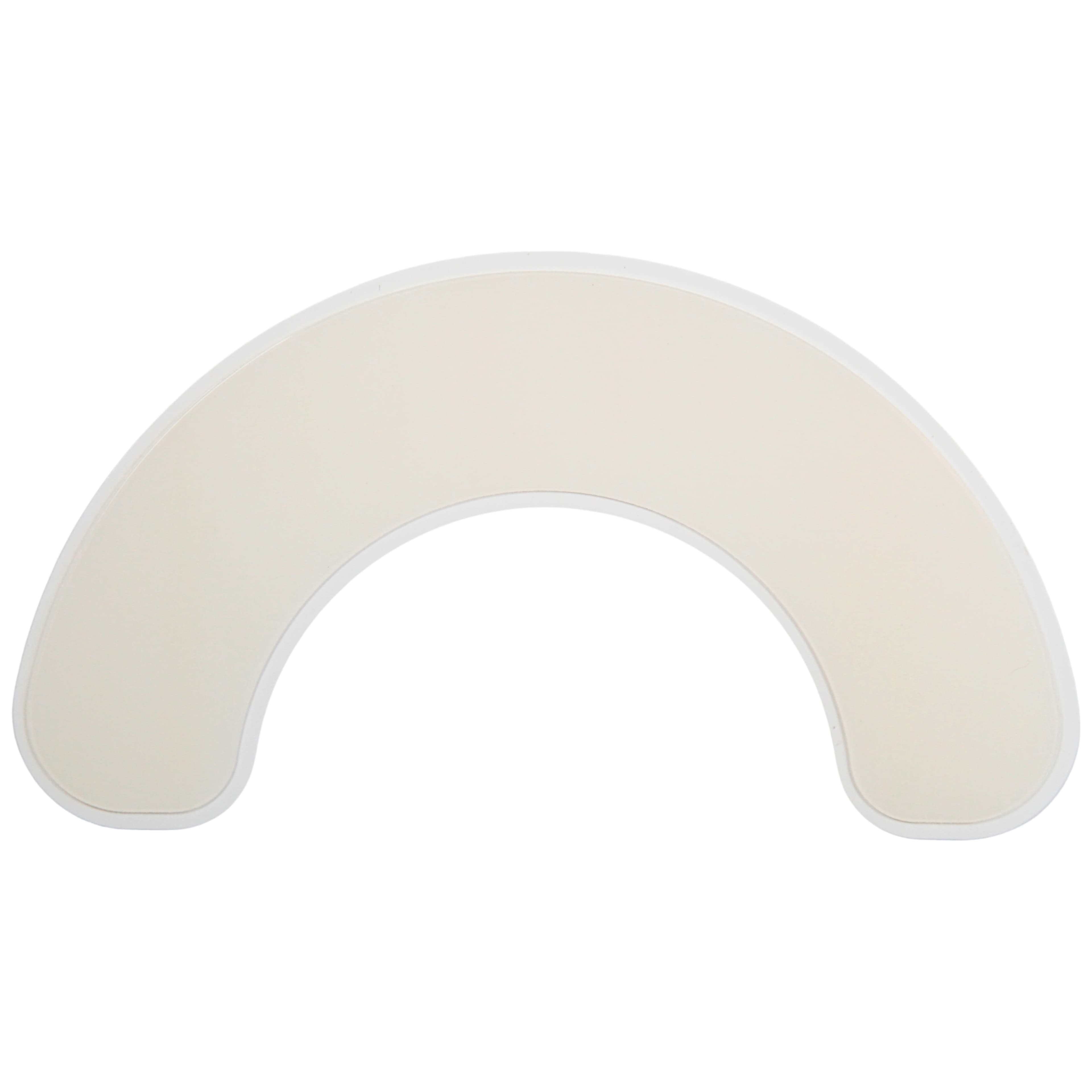 Safe n Simple Half Moon Skin Barrier Arcs, With Aloe, 1 Inch - Case of 480 - Image 1