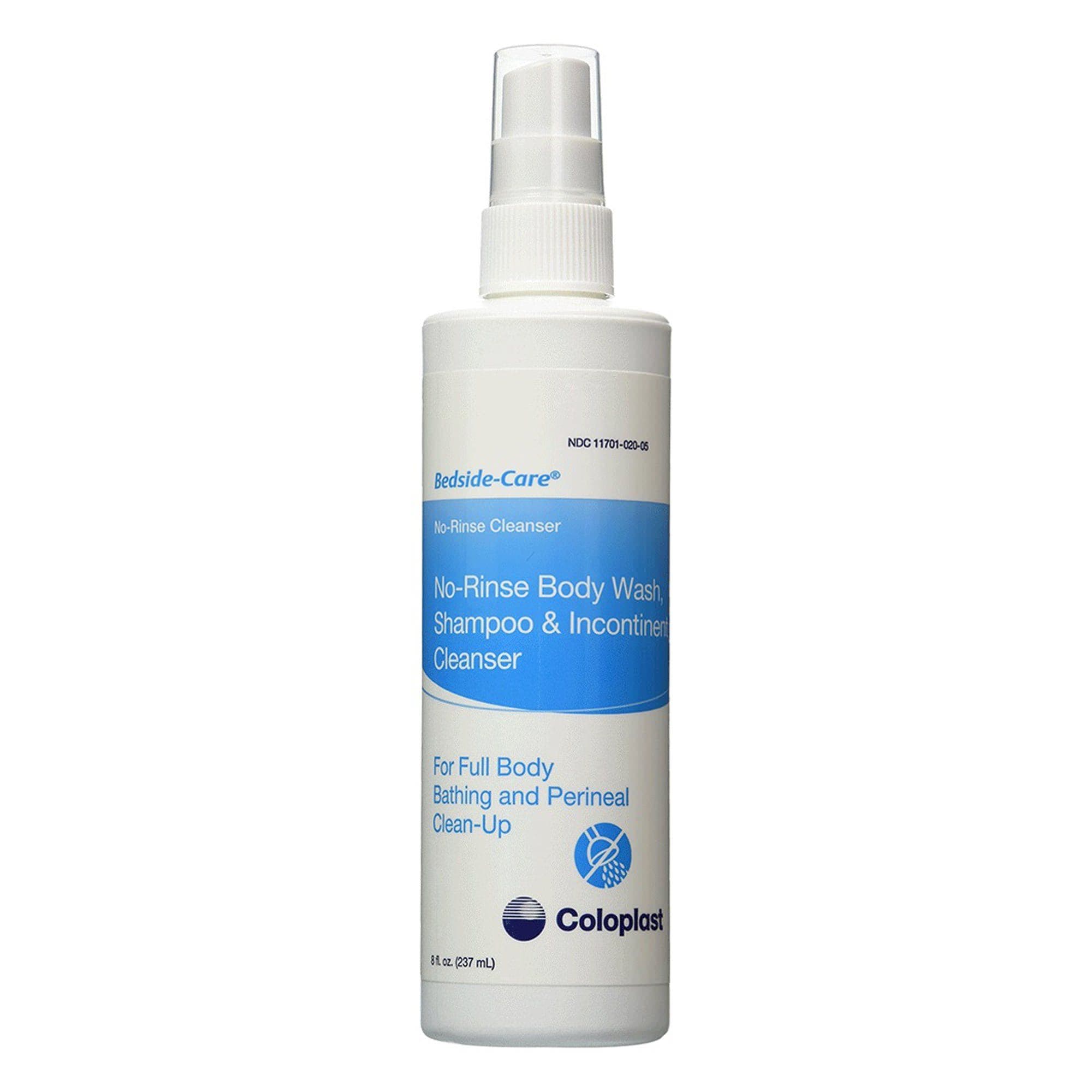 Bedside-Care Rinse-Free Shampoo and Body Wash, Spray Bottle, 8.1 oz - Case of 12 - Image 1