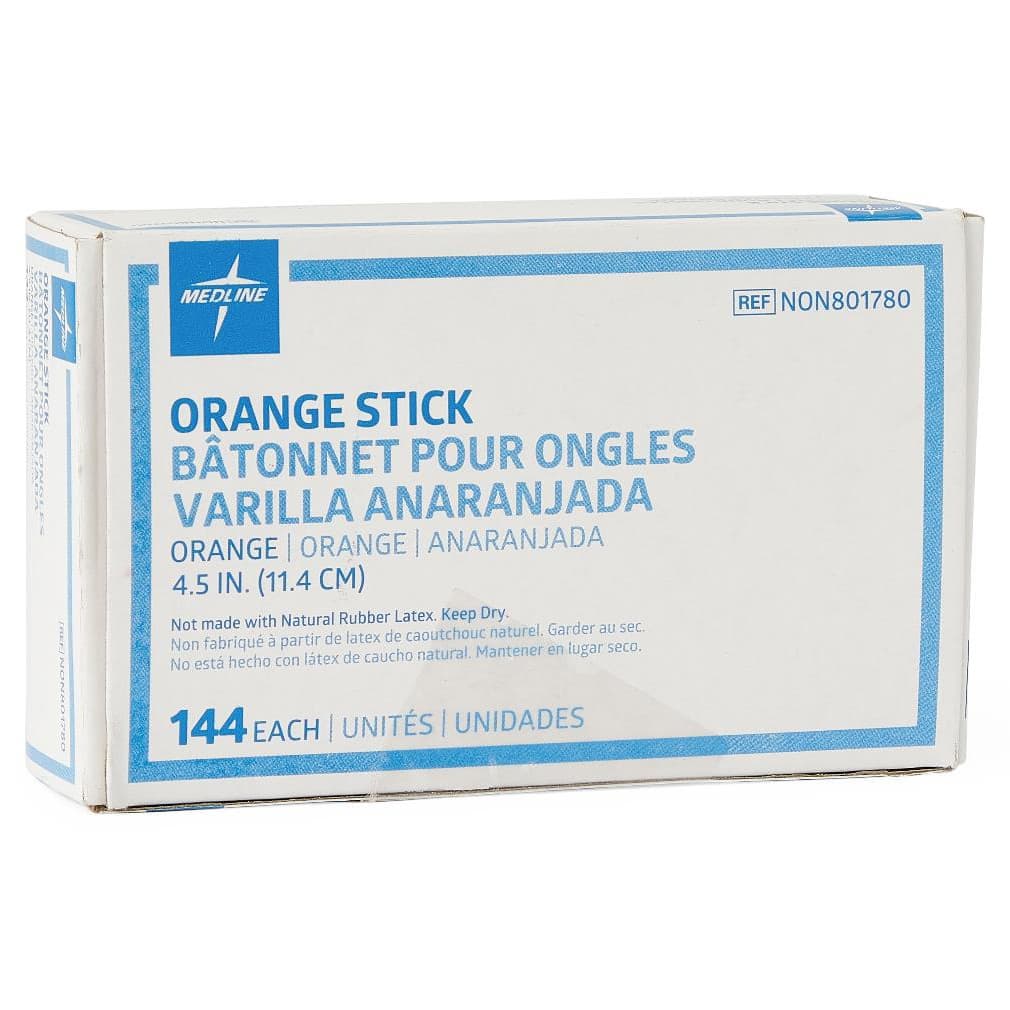 Wood Manicure Stick, Orange, 4.5 Inch - Image 5