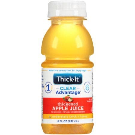 Thick-It Clear Advantage Honey Thickened Beverage, Apple, 8 oz - Case of 24 - Image 1