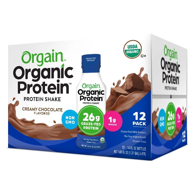 Orgain Organic Protein Shake, Creamy Chocolate Flavored, 14 oz - Image 3