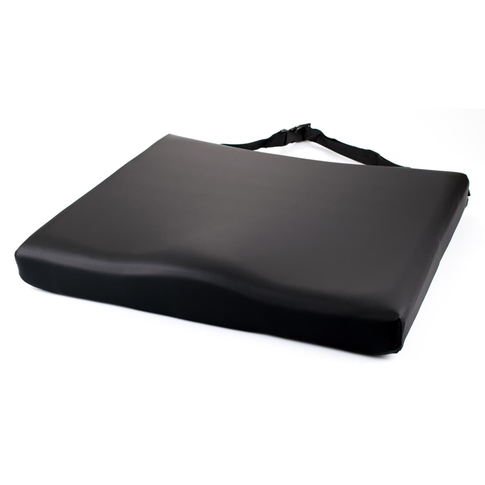 McKesson Seat Cushion with Black Nylon Cover, 20 W x 18 D x 3 H Inch, 275 lbs. Weight Capacity - Case of 4 - Image 1