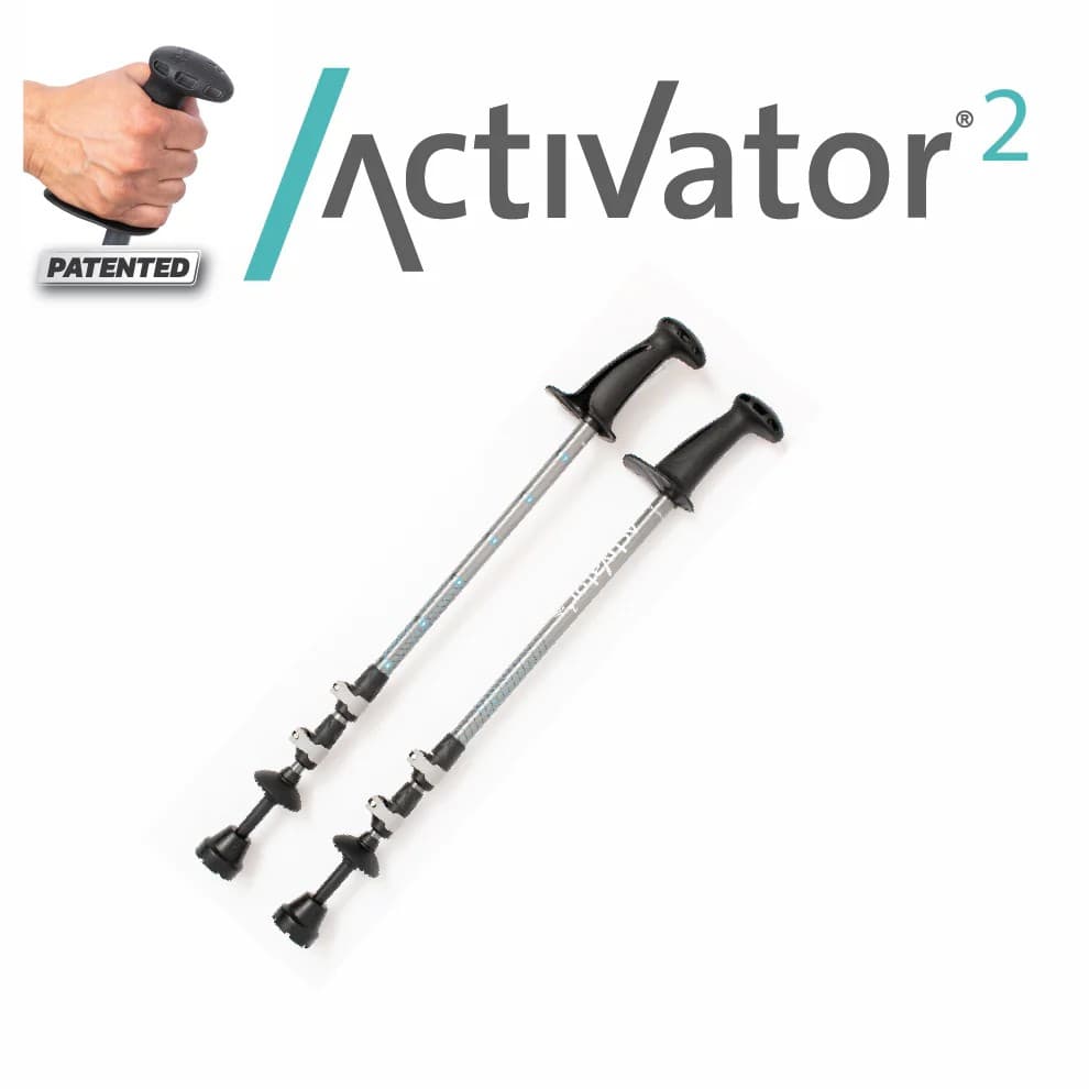 Urban poling activator® 2 poles for users up to 6’4″ & travel - Image 1