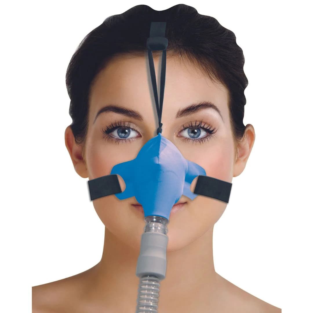 Sunset Healthcare SleepWeaver Advance Mask and Headgear, Blue - Image 1