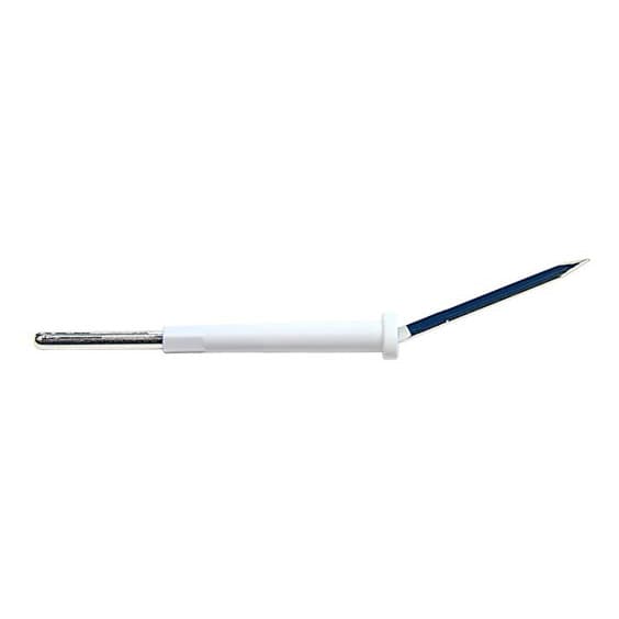 Bovie Dermal Tip Electrode 2.3 mm Shaft Diameter Sharp Angled Blade Tip Disposable - Box of 50 - Image 1
