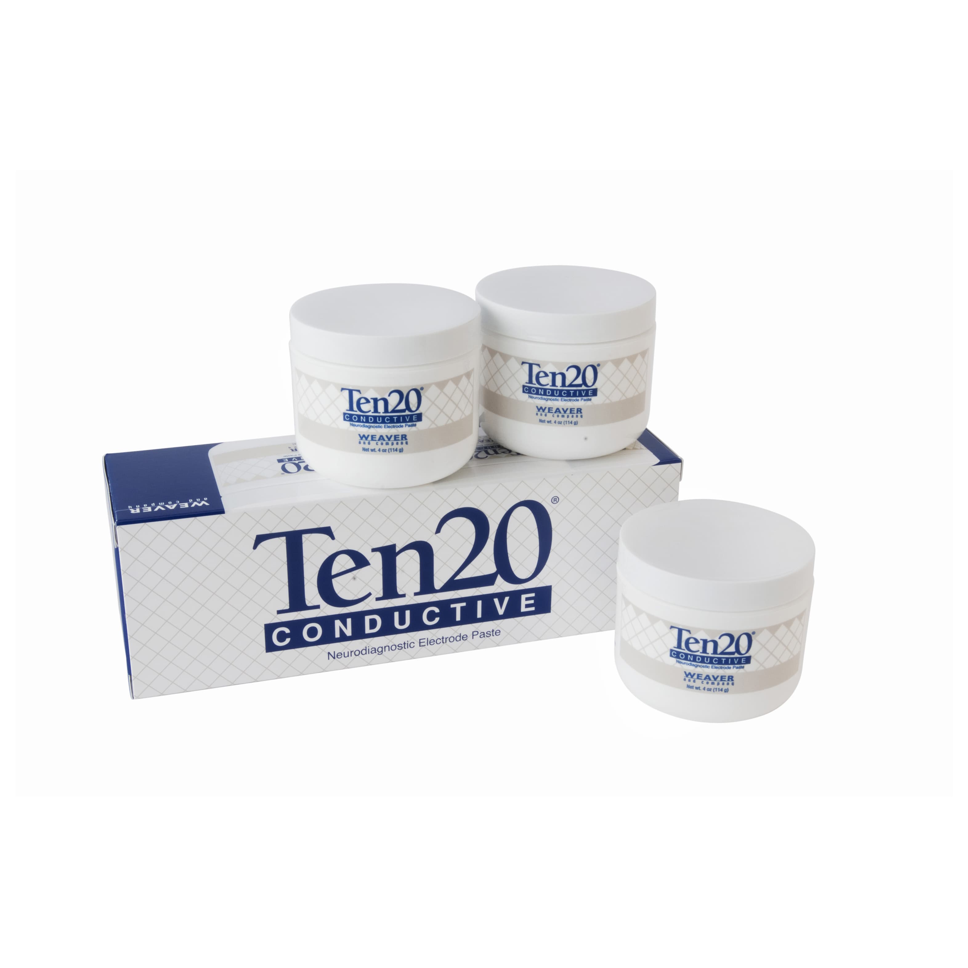 Ten20 EEG Conductive Neurodiagnostic Electrode Paste, 4 oz Jar - Pack of 6 - Image 1