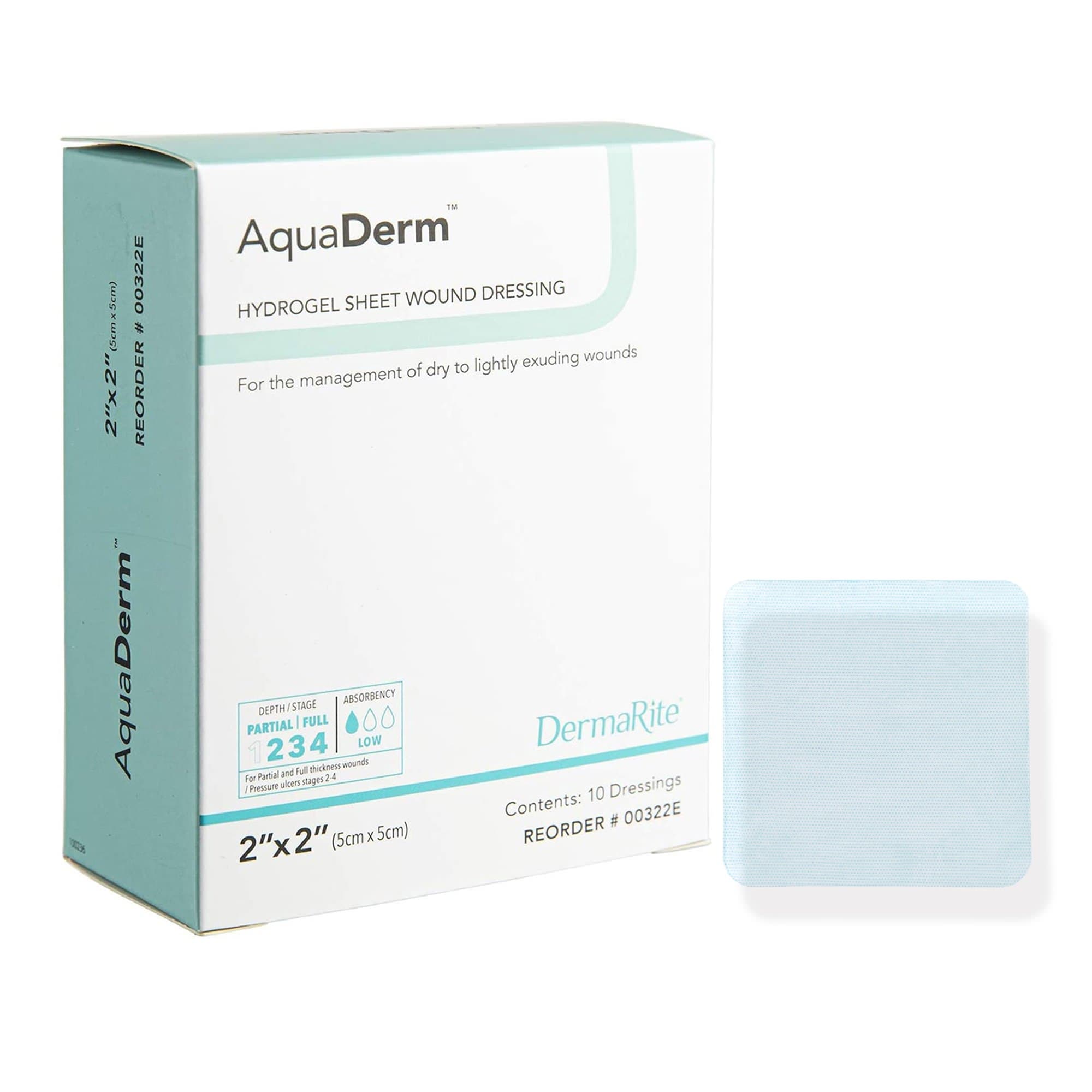 AquaDerm Hydrogel Sheet Wound Dressing