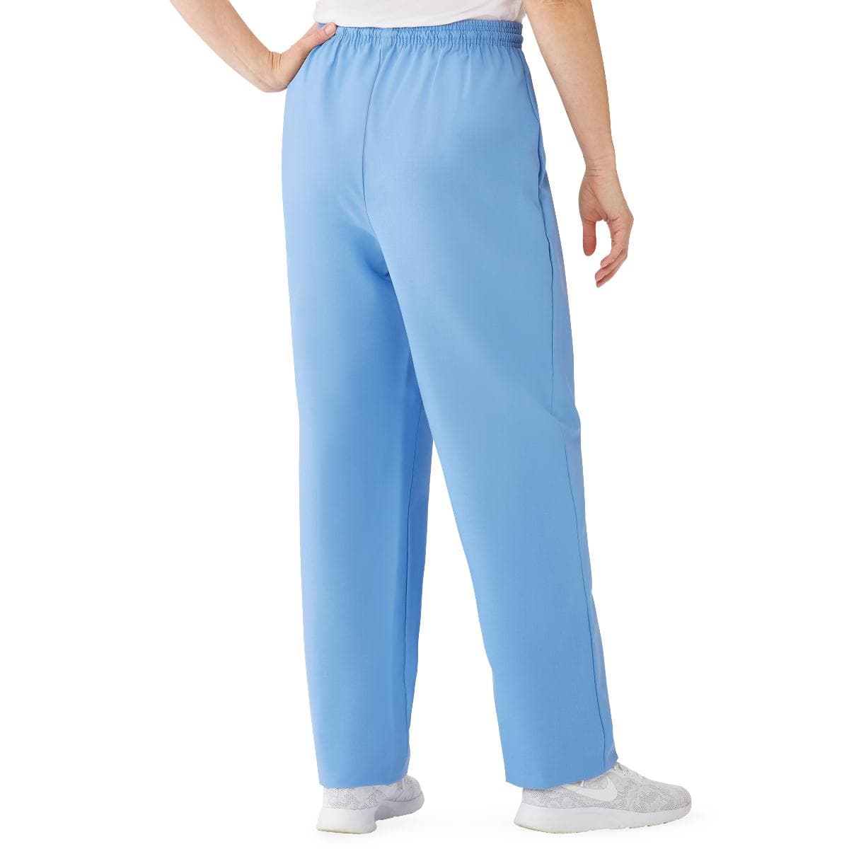 Medline Angelstat Women's Elastic Drawstring Waist Scrub Pants - Image 2