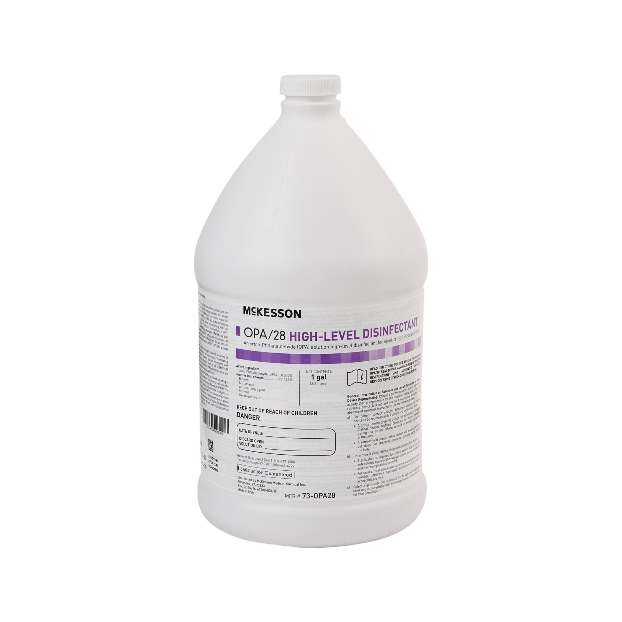 McKesson Chemical Scent OPA High-Level Disinfectant Liquid, 1 Gallon