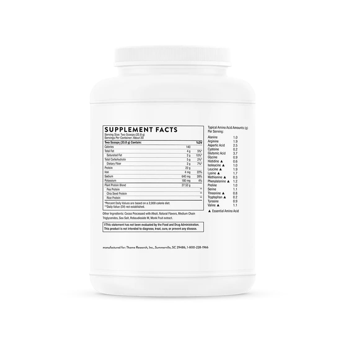 Thorne Plant Protein - Image 3