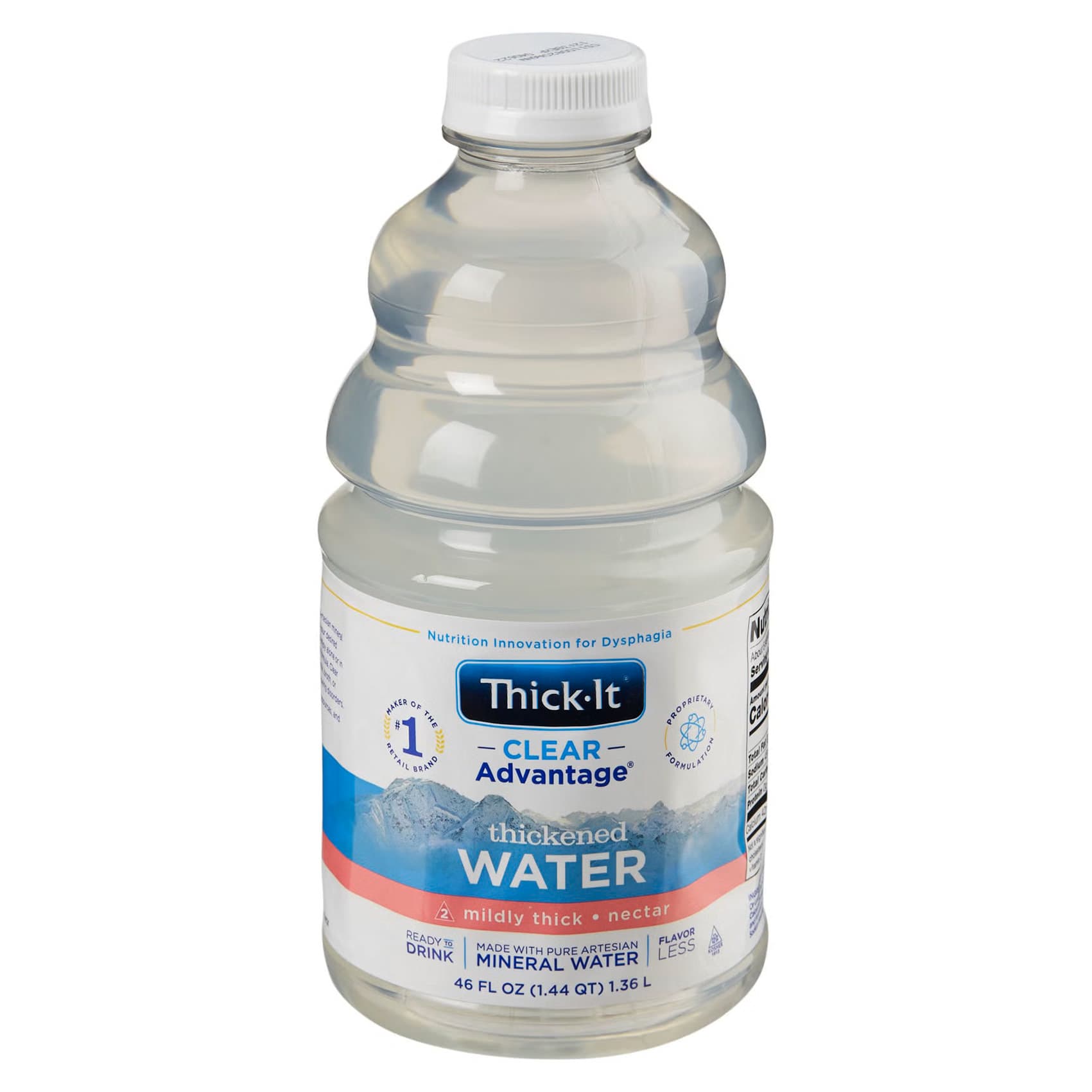 Thick-It Clear Advantage Nectar Consistency Thickened Water, 46 oz - Case of 4 - Image 1
