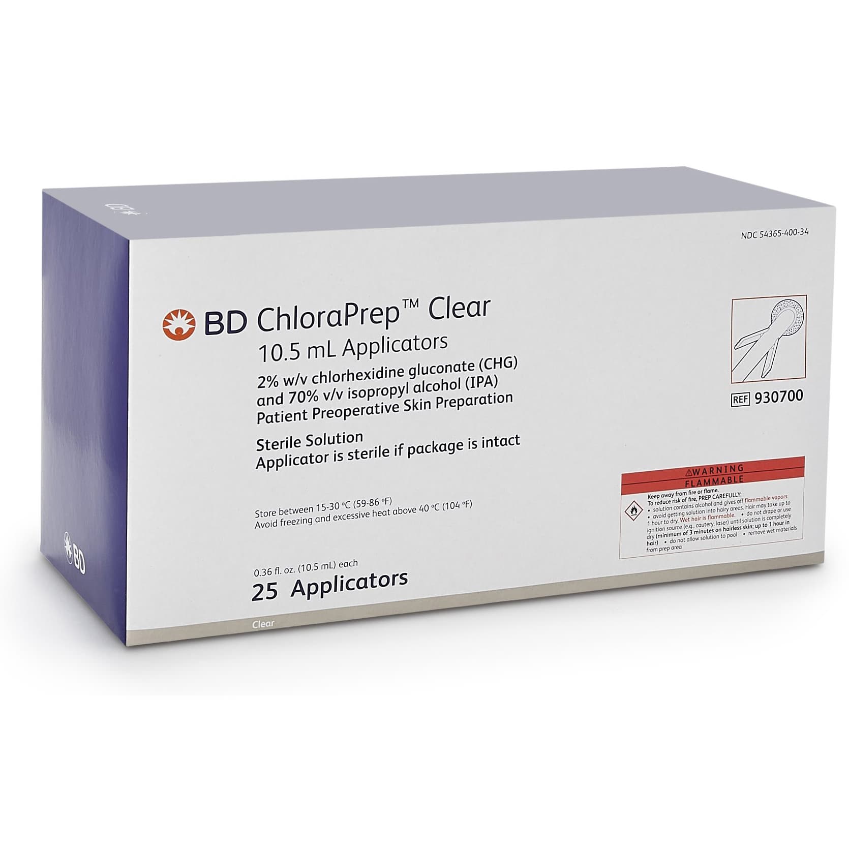 ChloraPrep Clear Skin Prep Solution Foam Applicator - Image 2