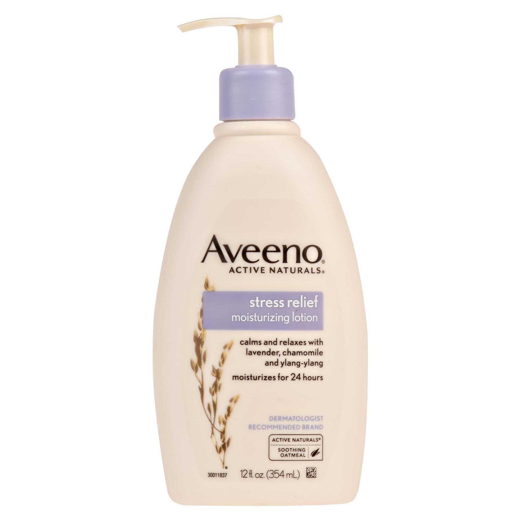 Aveeno Stress Relief Moisturising Lotion, Lavender Scent, 12 oz - Each - Image 1