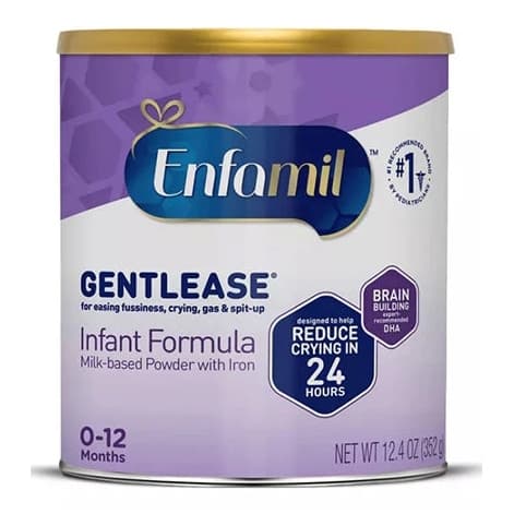 Enfamil Gentlease Infant Formula, 12.4 oz, 100 Cal - Case of 6 - Image 1