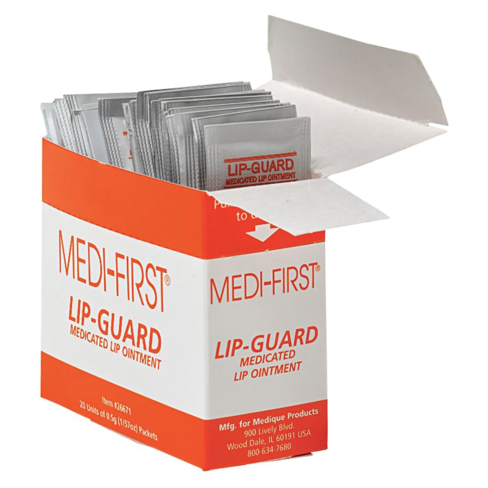 Medique Medi-First Lip Guard, 0.5 g - Case of 720 - Image 1