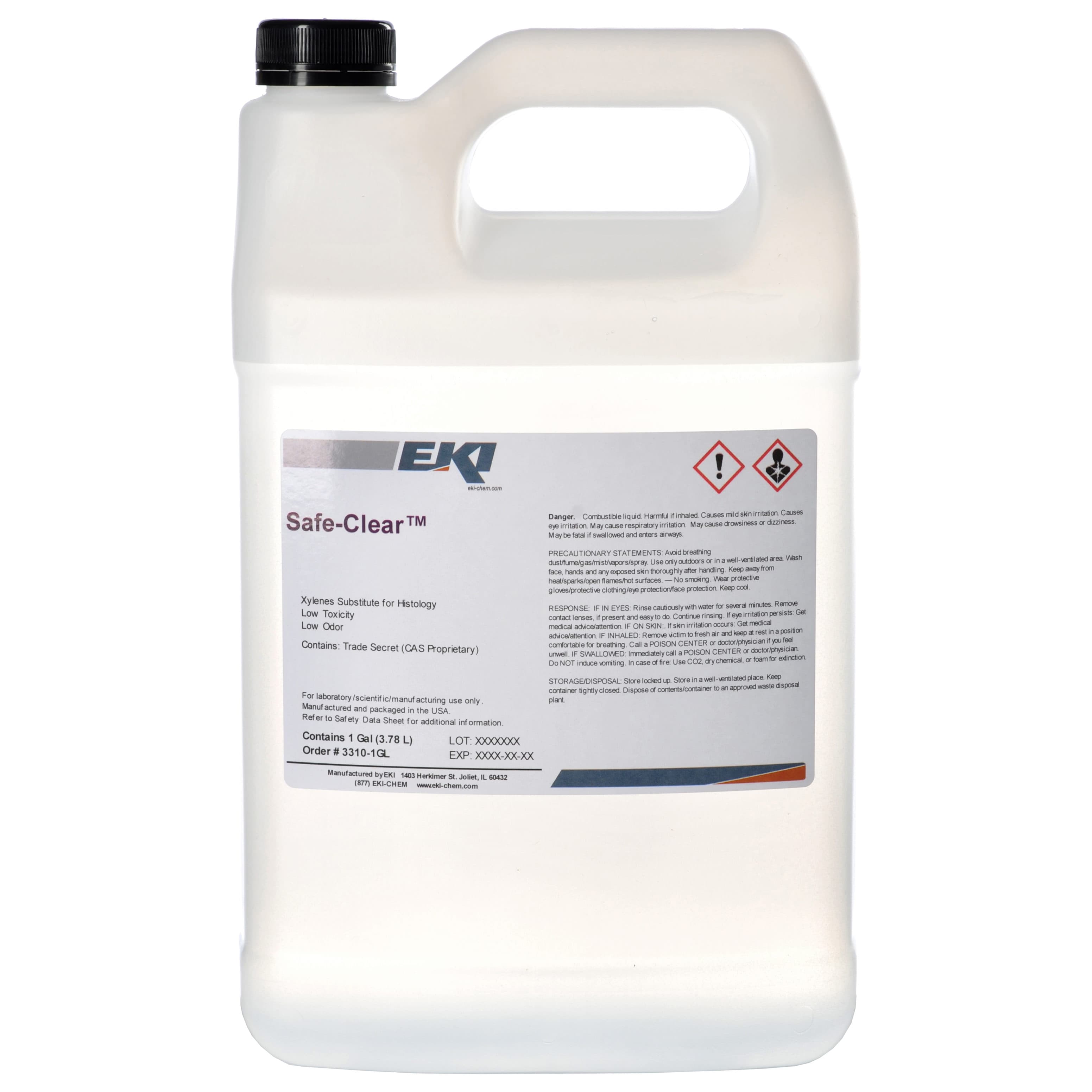 Safe-Clear Xylene Substitute for Histology, 1 Gallon - Each - Image 1
