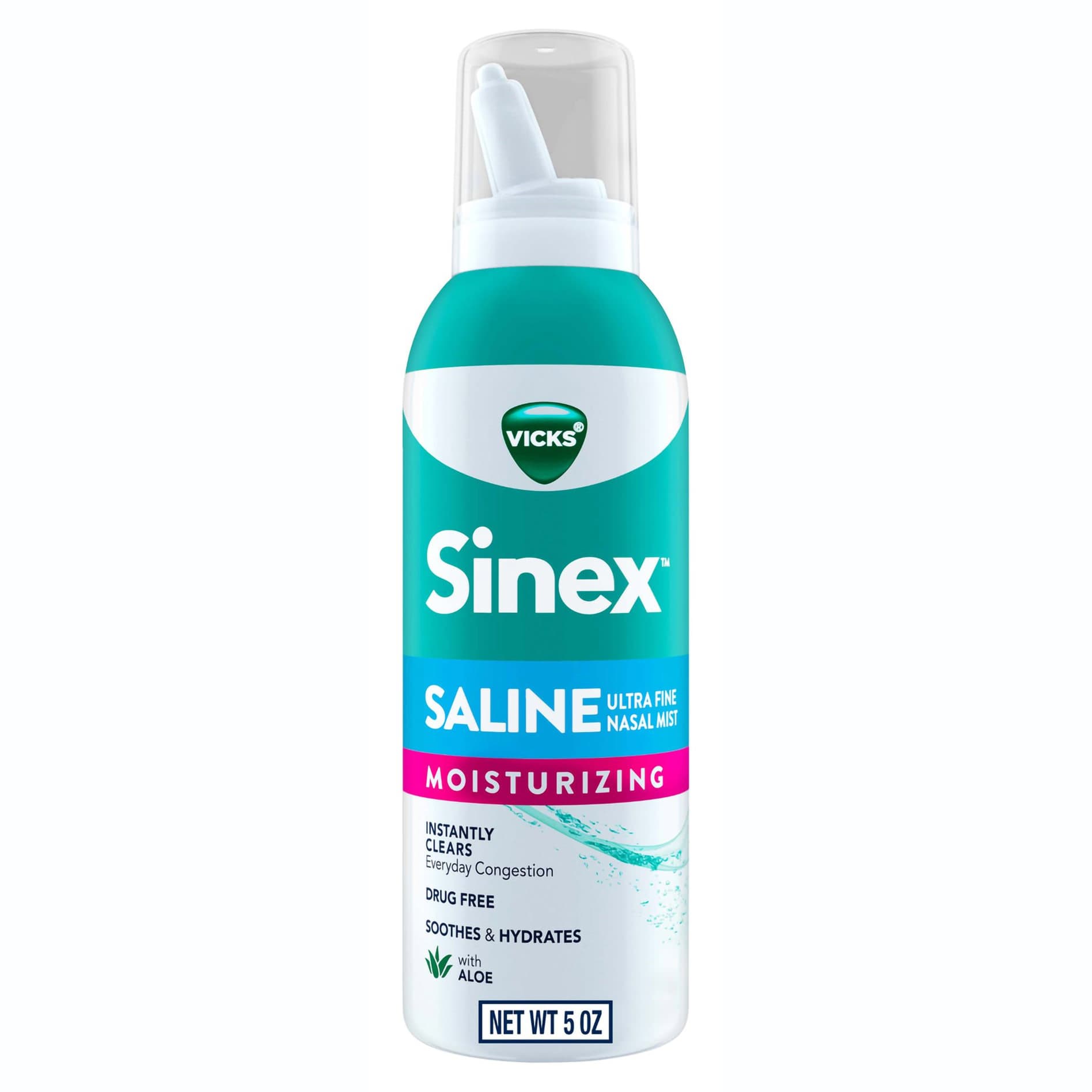 Vicks Sinex Saline Nasal Vicks, 5 oz - Each - Image 1